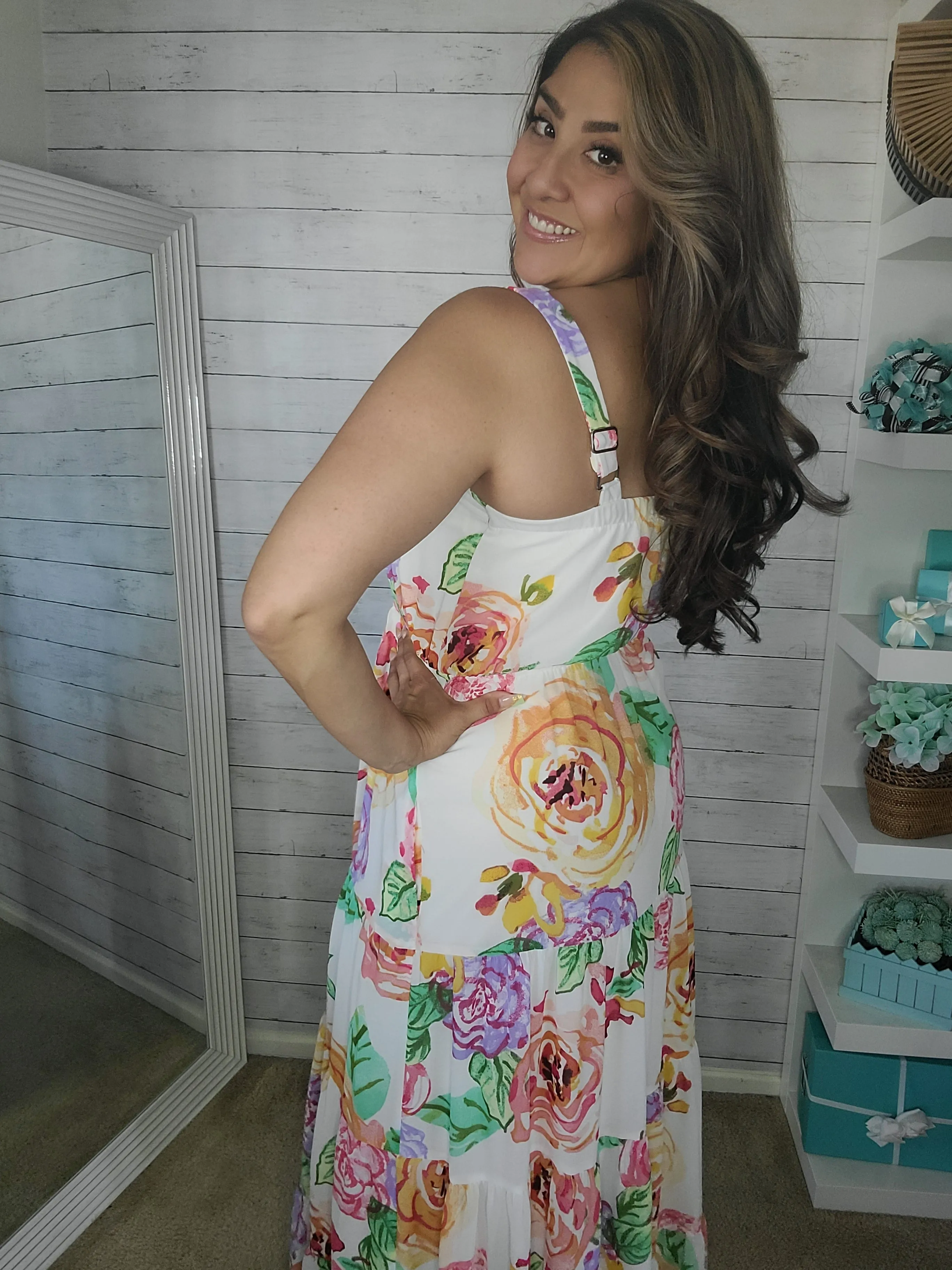 Floral Watercolor Maxi