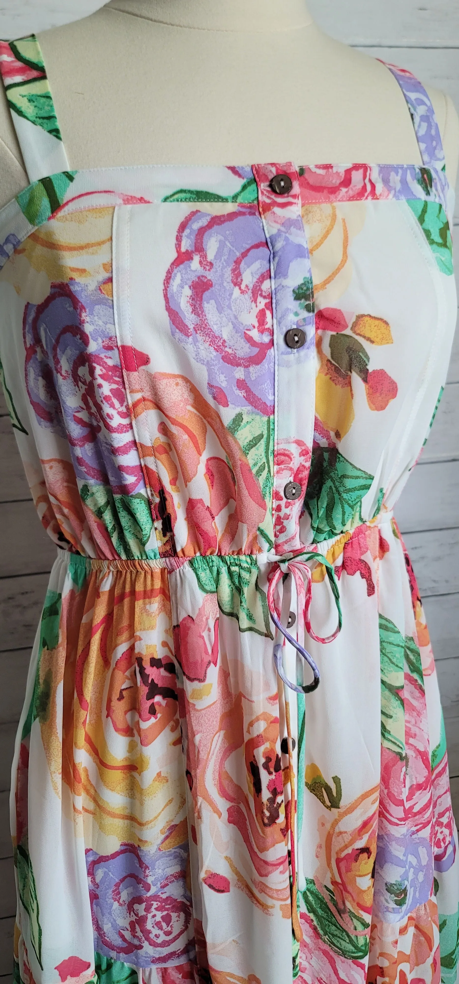 Floral Watercolor Maxi