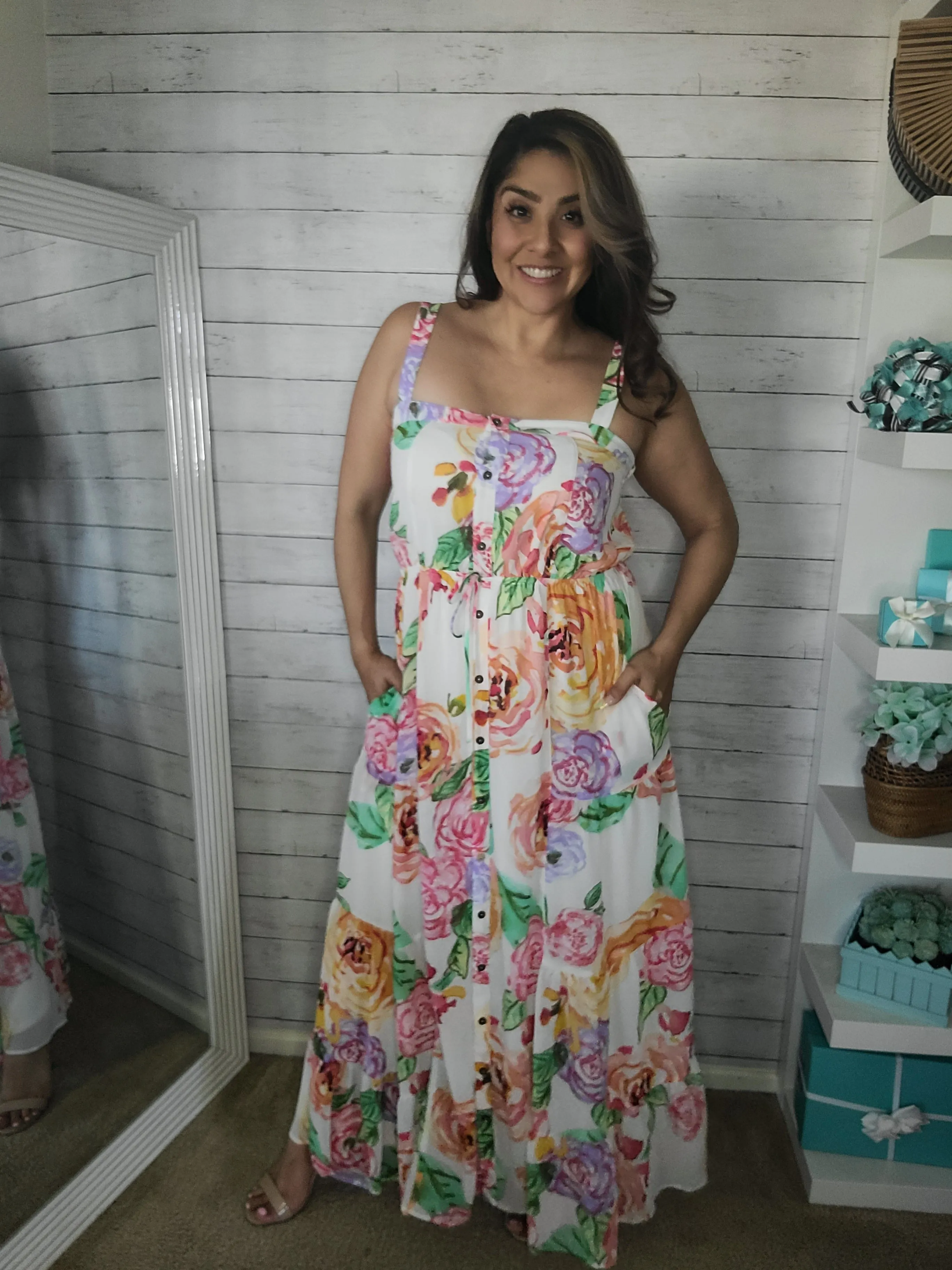 Floral Watercolor Maxi