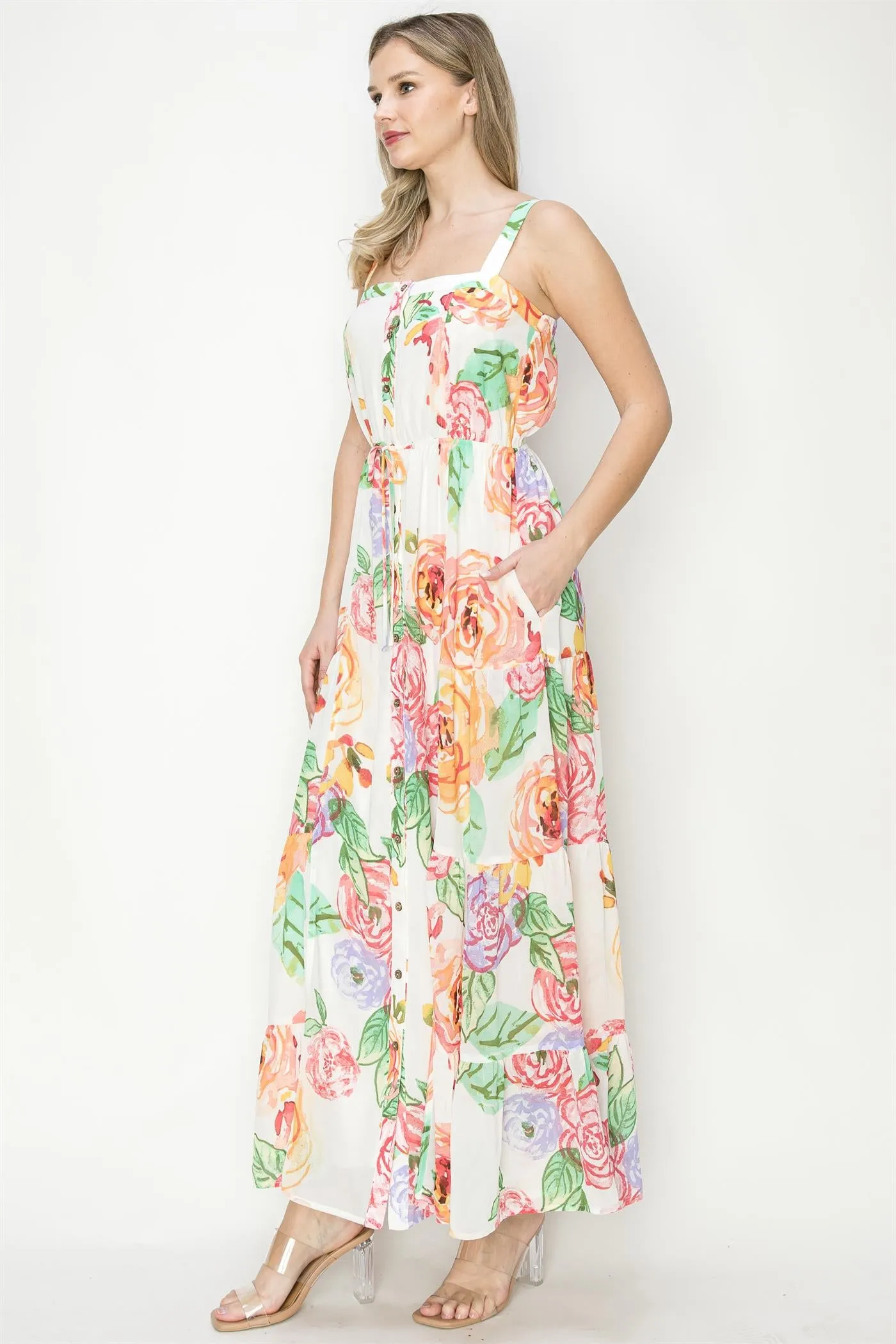 Floral Watercolor Maxi