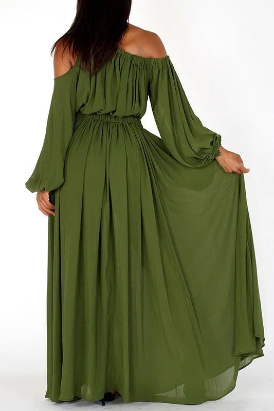 Forest Green Maxi Dress