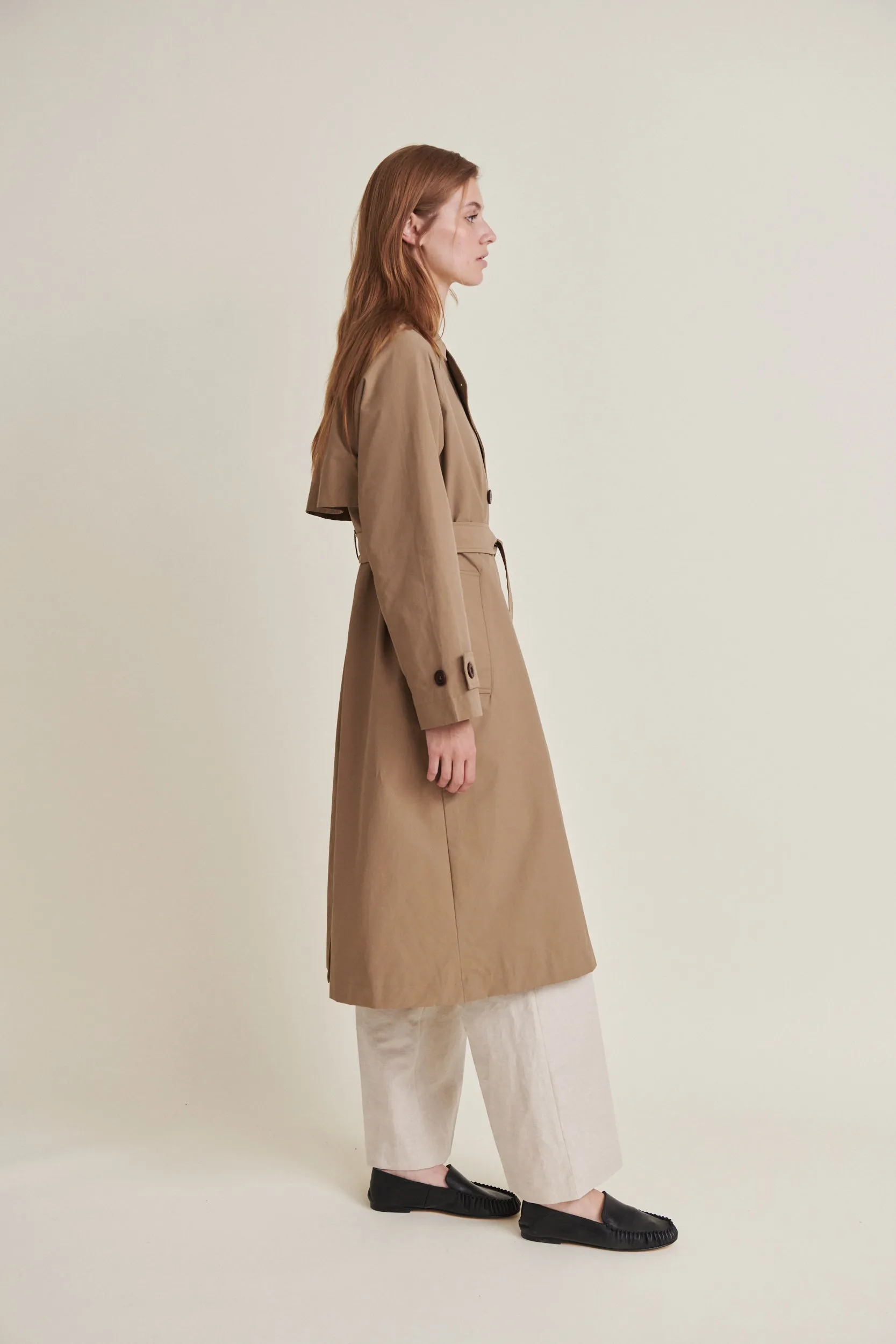 Gise Coat - Sepia Tint