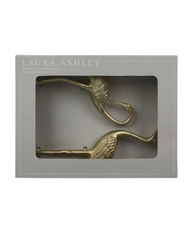 Gold Crane Objects Set of 2