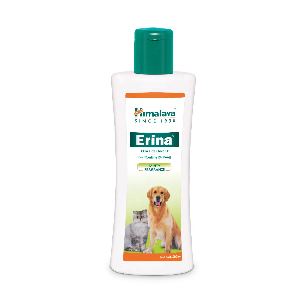 Himalaya Erina Coat Cleanser Shampoo for Dogs and Cats