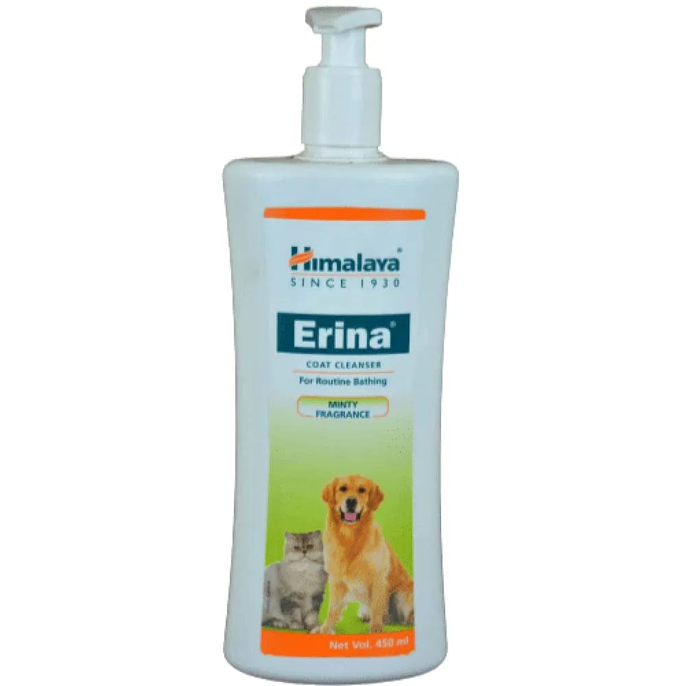 Himalaya Erina Coat Cleanser Shampoo for Dogs and Cats