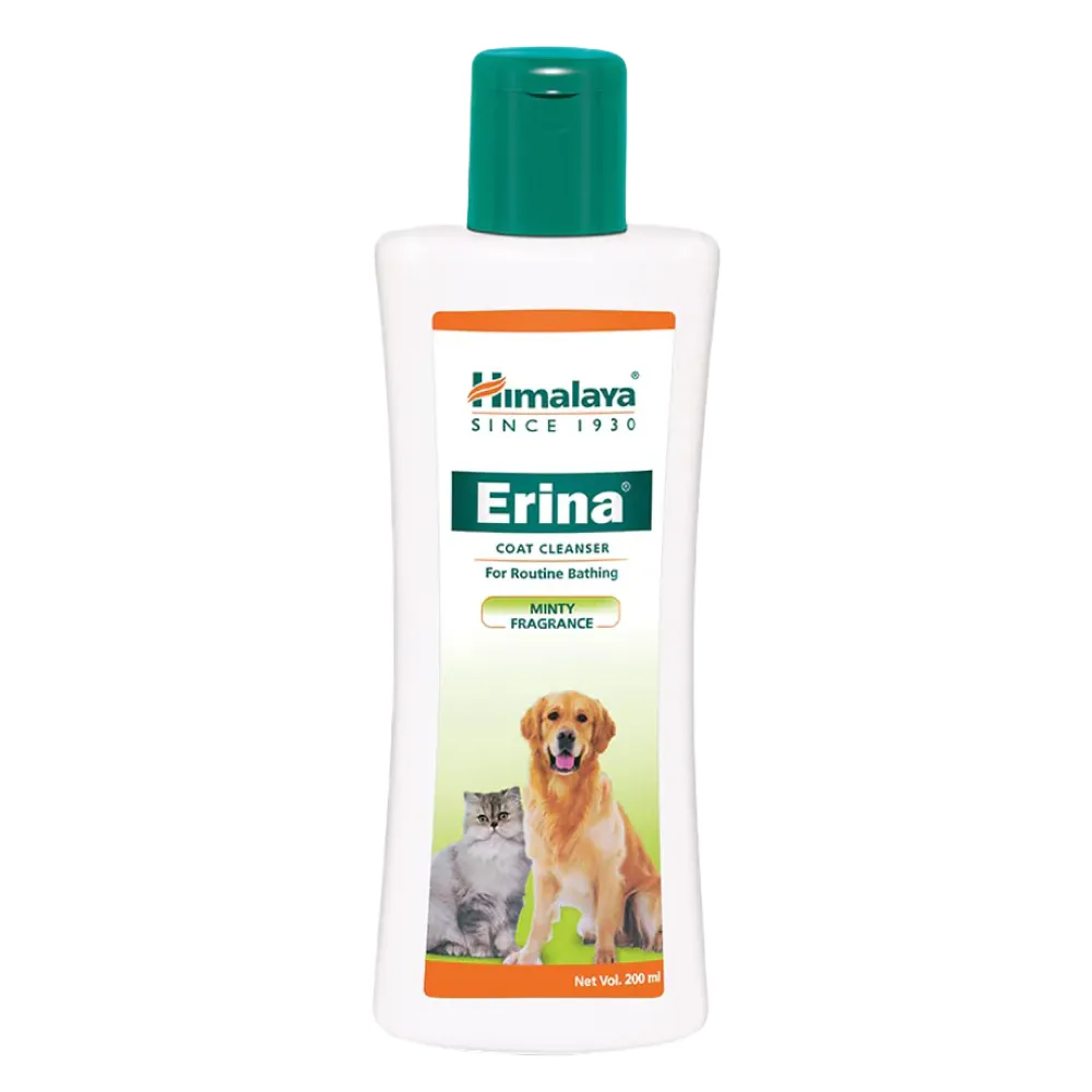 Himalaya Erina Coat Cleanser Shampoo for Dogs and Cats