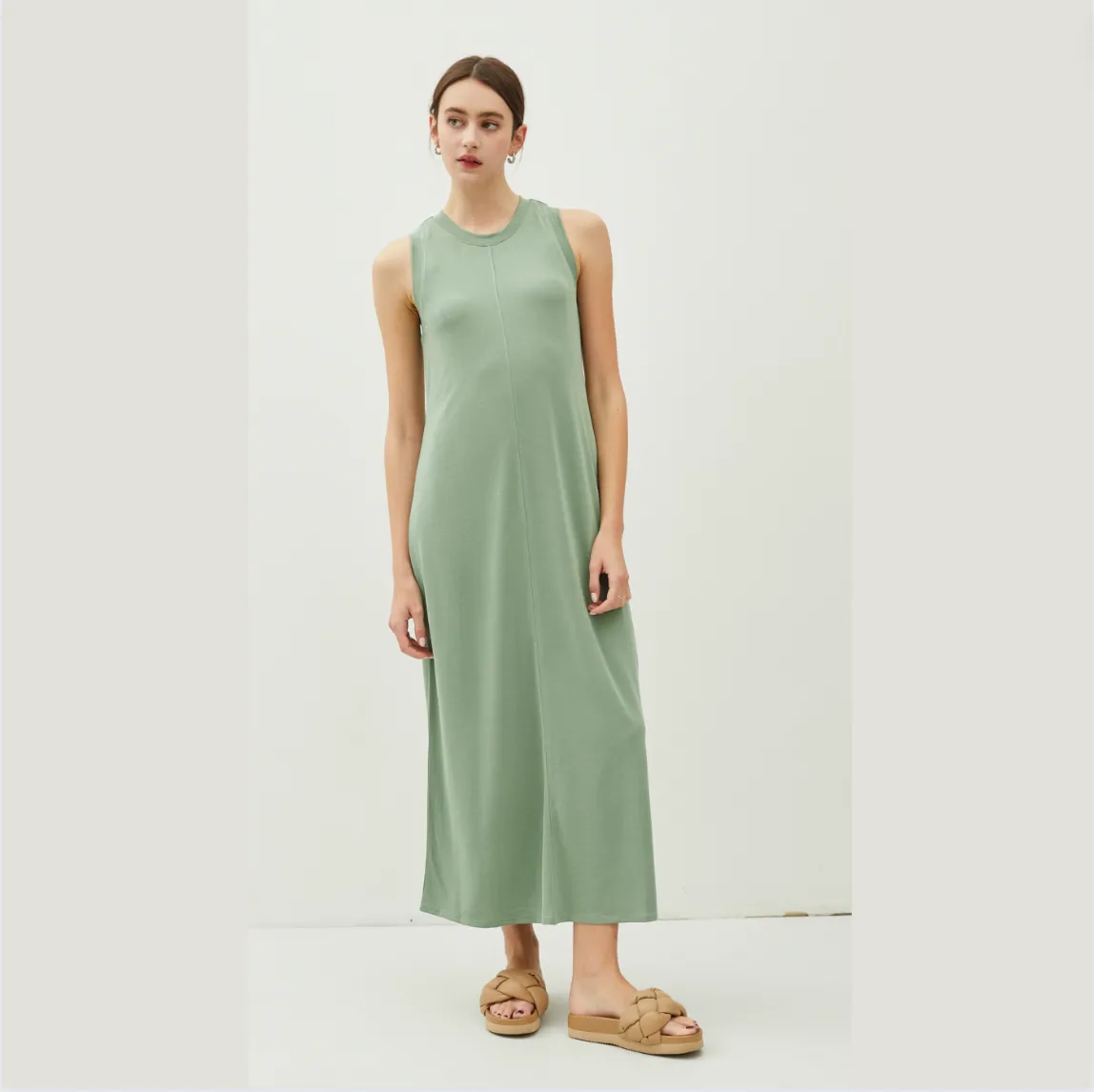 Jersey Sleeveless Maxi