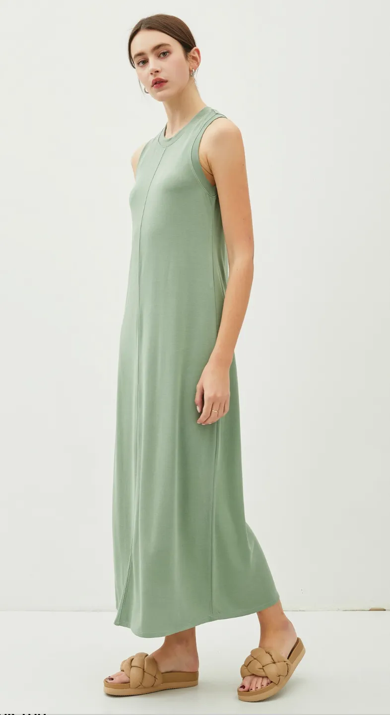 Jersey Sleeveless Maxi