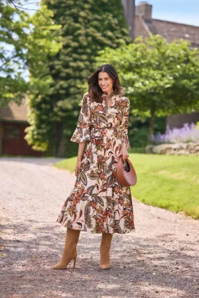 Jude Connally Roxie Dress - Falling Floral Almond