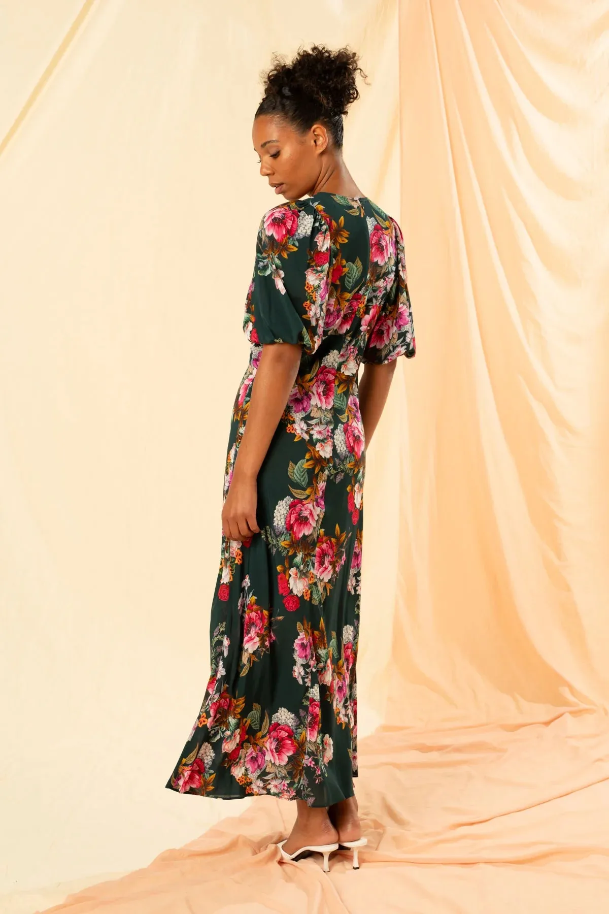 Kachel - Carolina Puff Sleeve Maxi