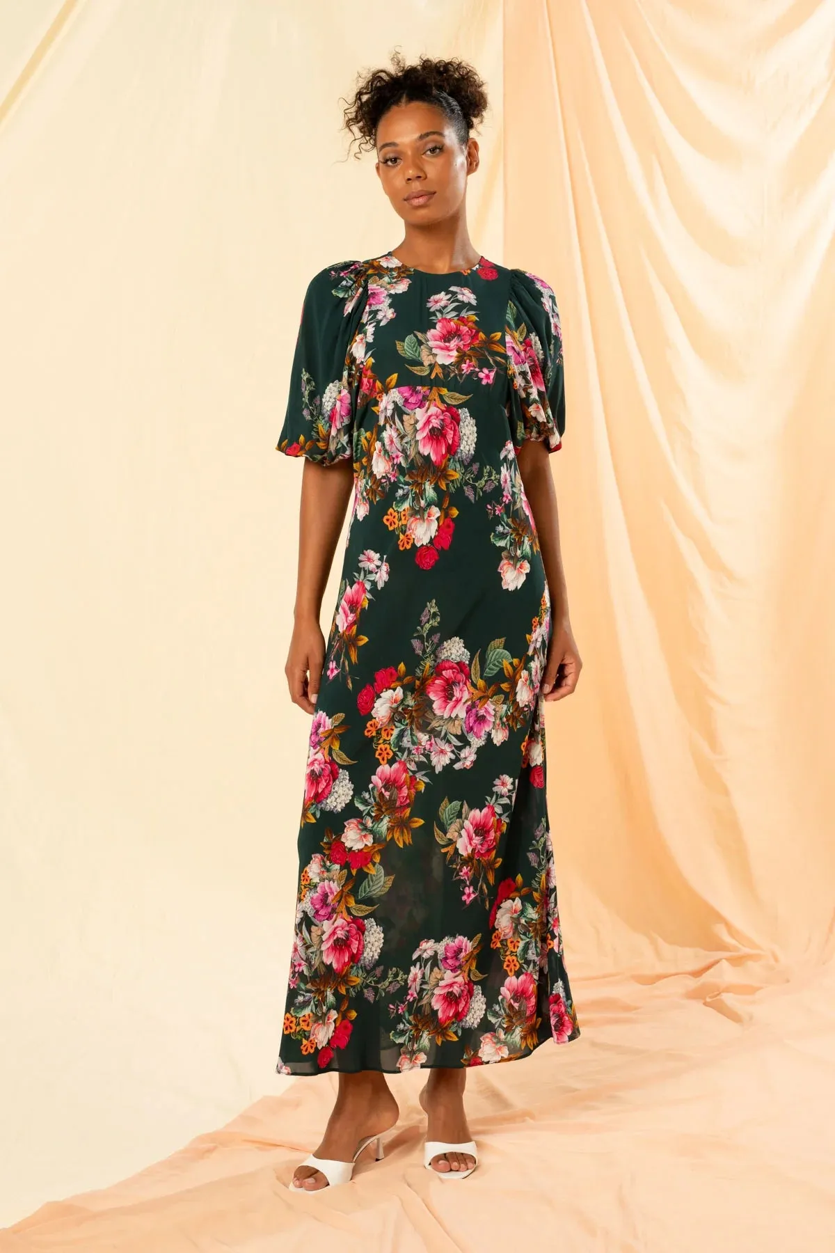 Kachel - Carolina Puff Sleeve Maxi