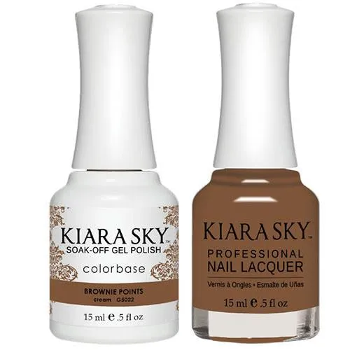 Kiara Sky All-in-One Gel   Polish Duo - 5022 Brownie Points