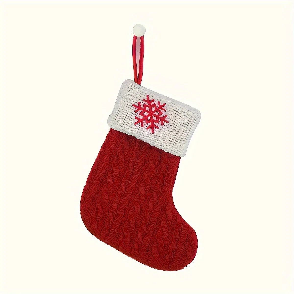 kkboxly Personalized Festive Knit Christmas Stockings with Customizable Initials - Unique Holiday Decorations for Home, Family, and Friends - Ideal for Christmas Party, Tree, Mantel, and Fireplace Decor