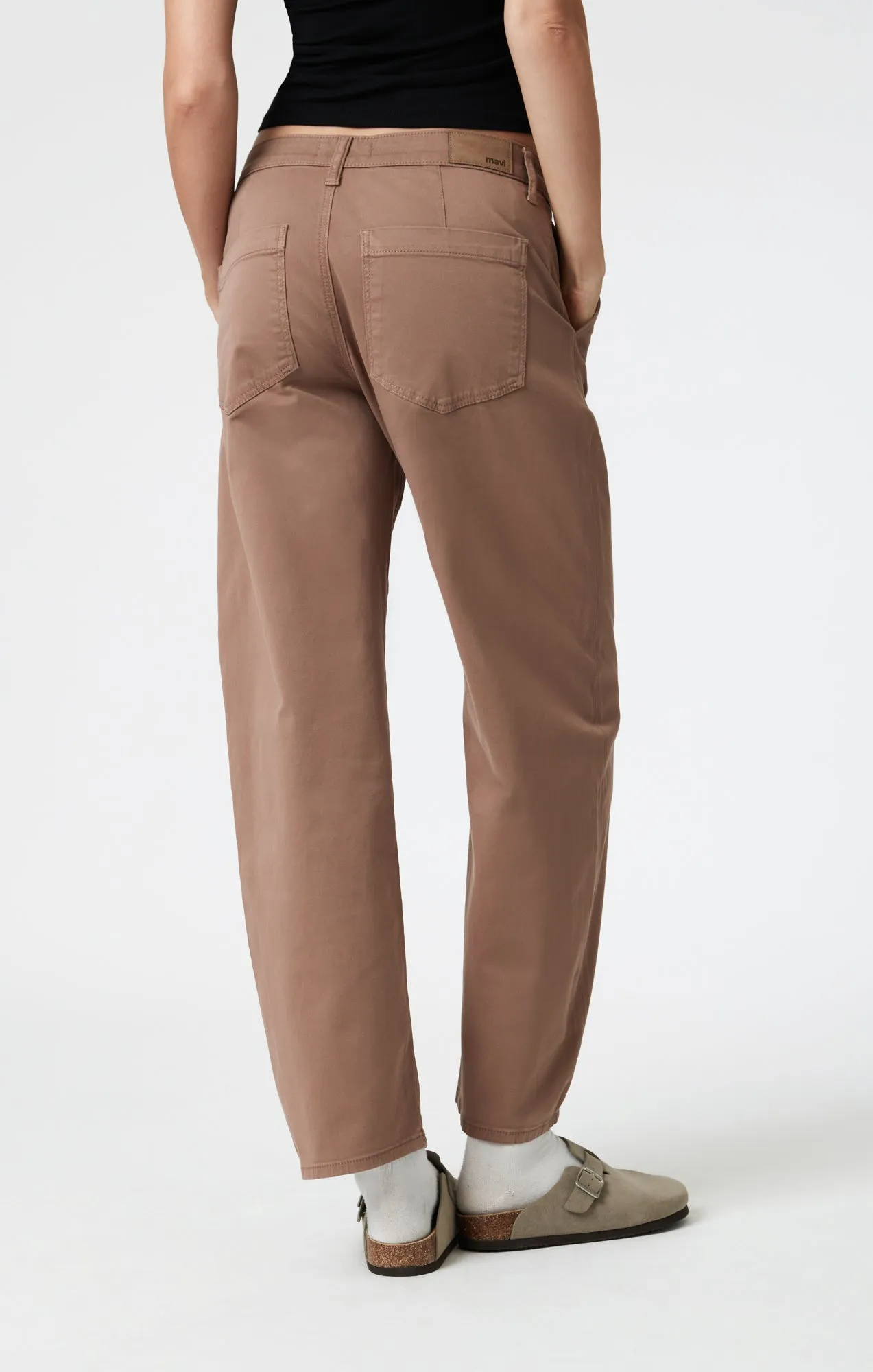 LENORA BARREL CHINO IN GINGER CASUAL TWILL