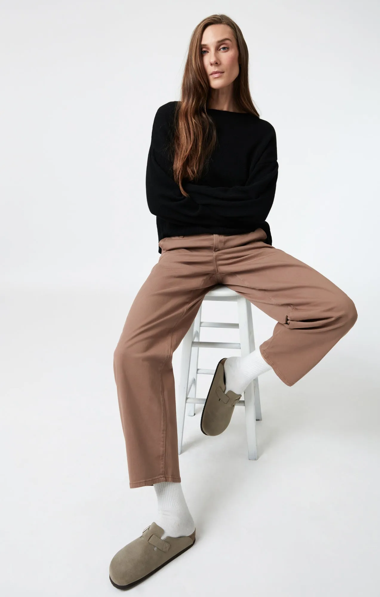 LENORA BARREL CHINO IN GINGER CASUAL TWILL