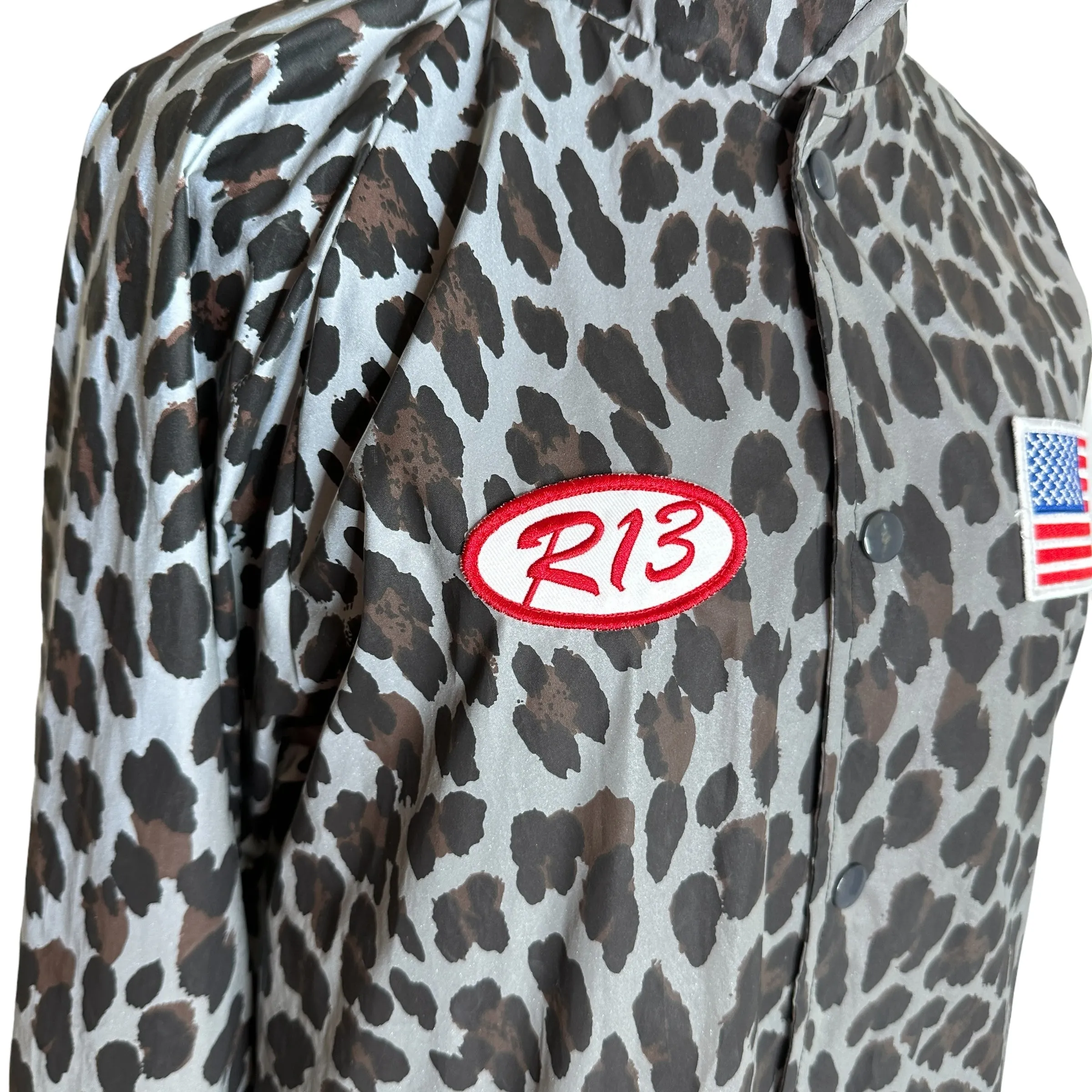 Leopard Nylon Jacket - M