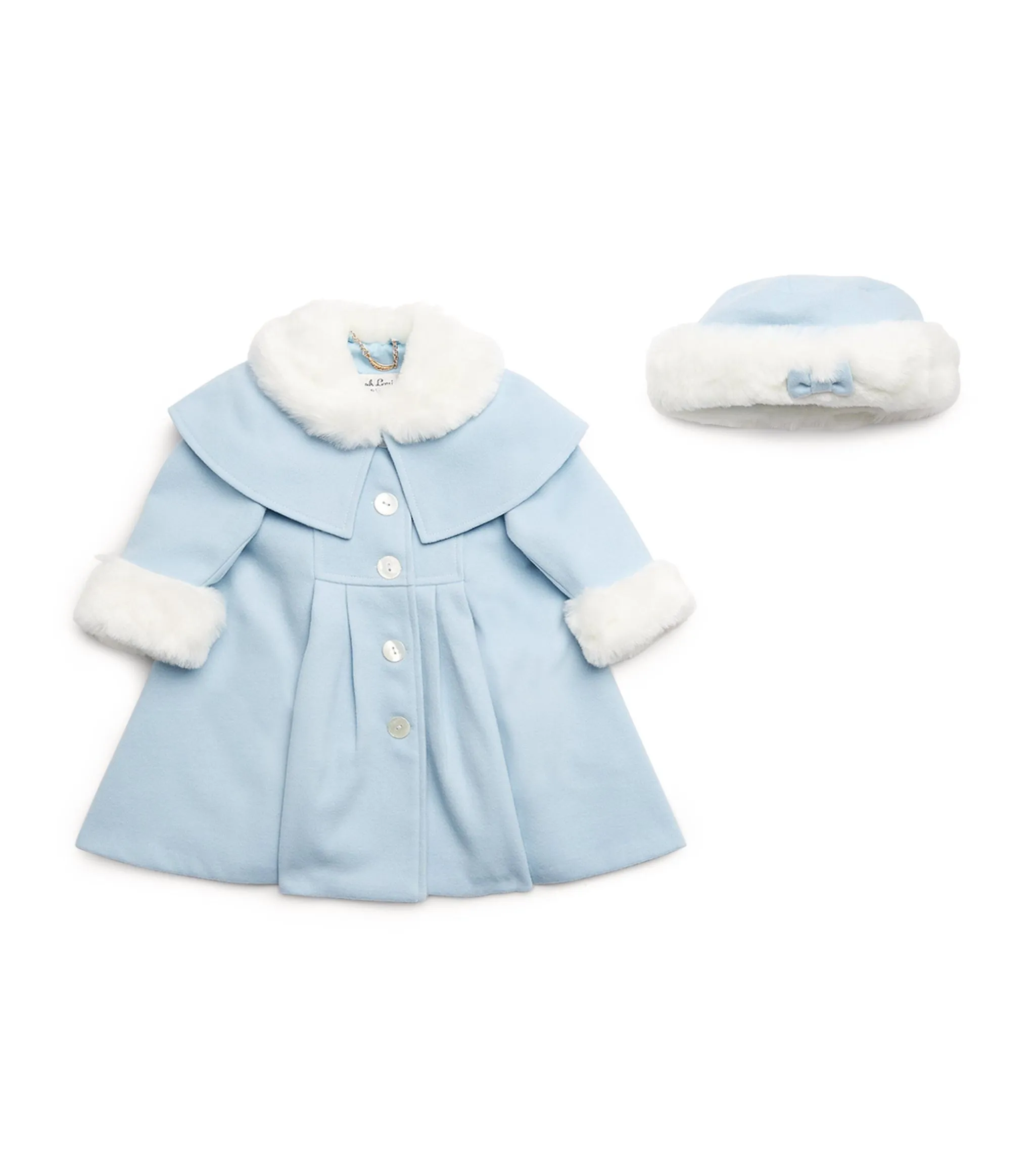 Light Blue Dress Coat Sarah Louise