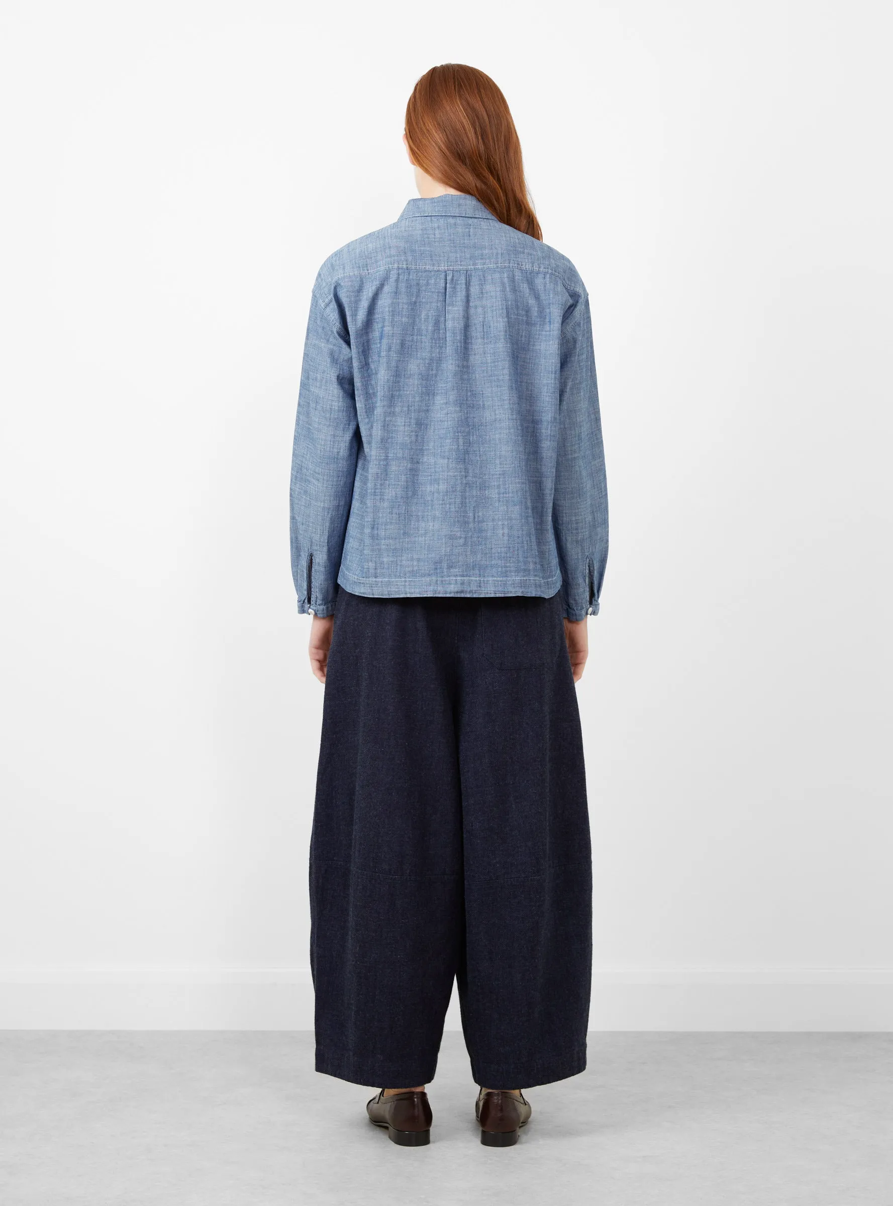 Marianne Long Sleeve Shirt Indigo Light