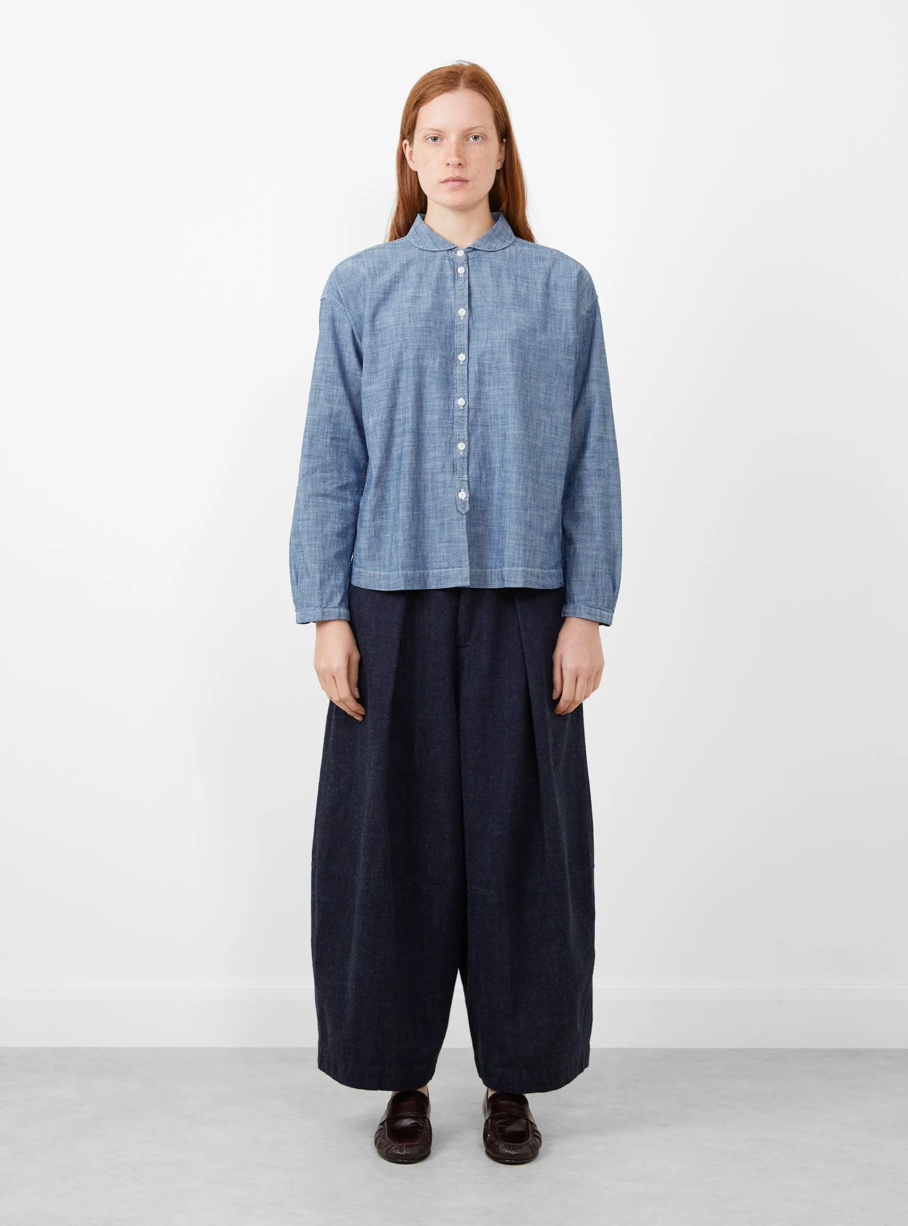 Marianne Long Sleeve Shirt Indigo Light