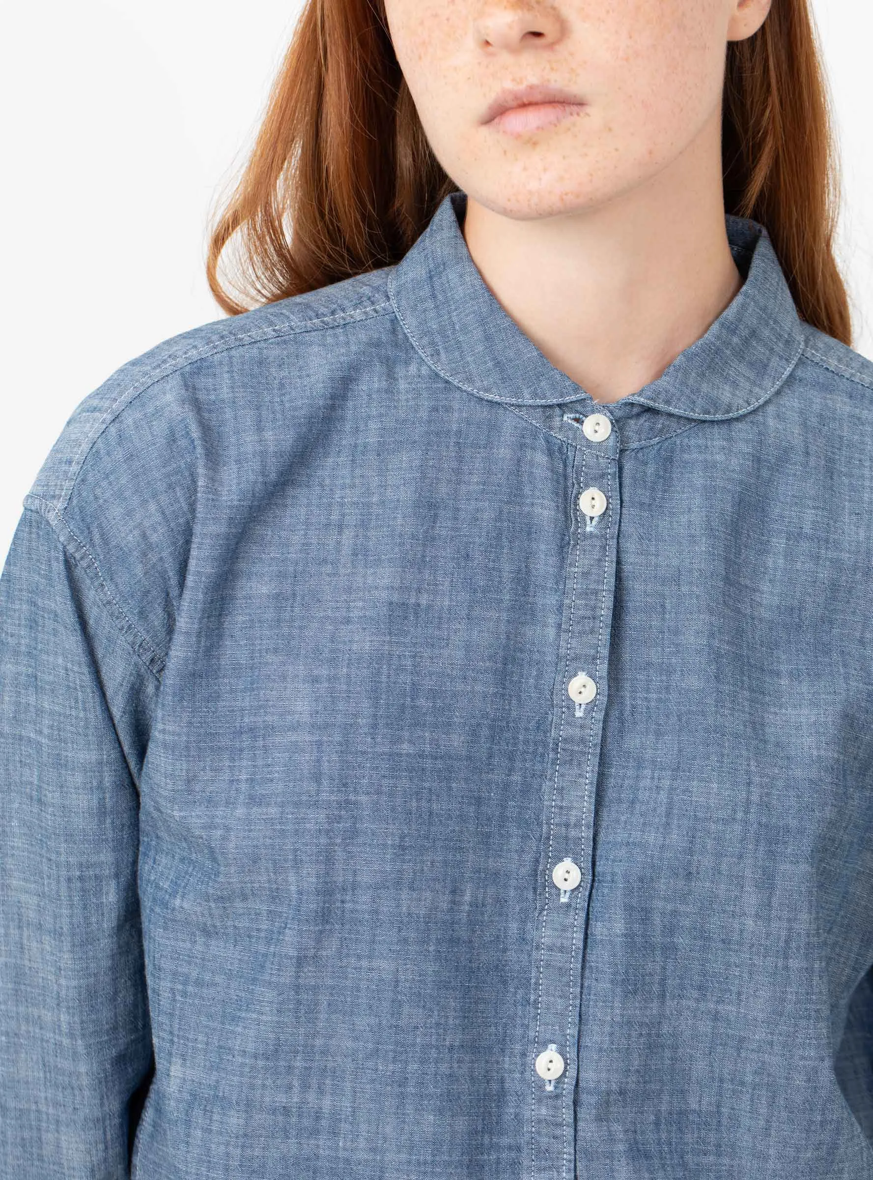 Marianne Long Sleeve Shirt Indigo Light