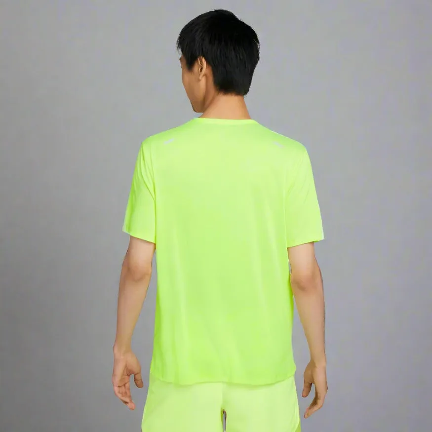 Mens Dri-FIT Rise 365 Short-Sleeve Running Top - Volt