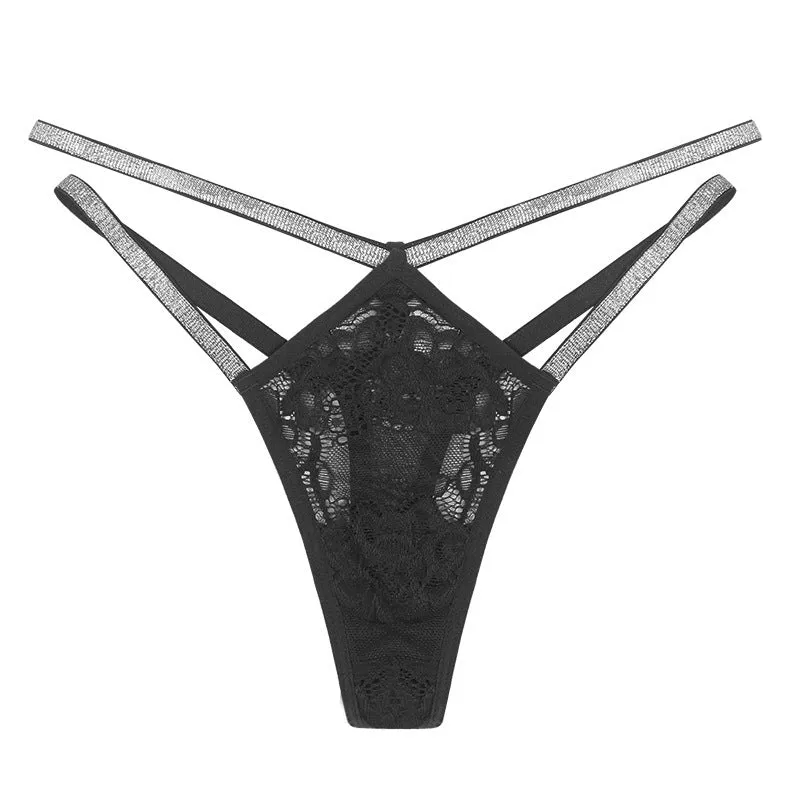 Mesh Traceless Adjustable Lace Thong