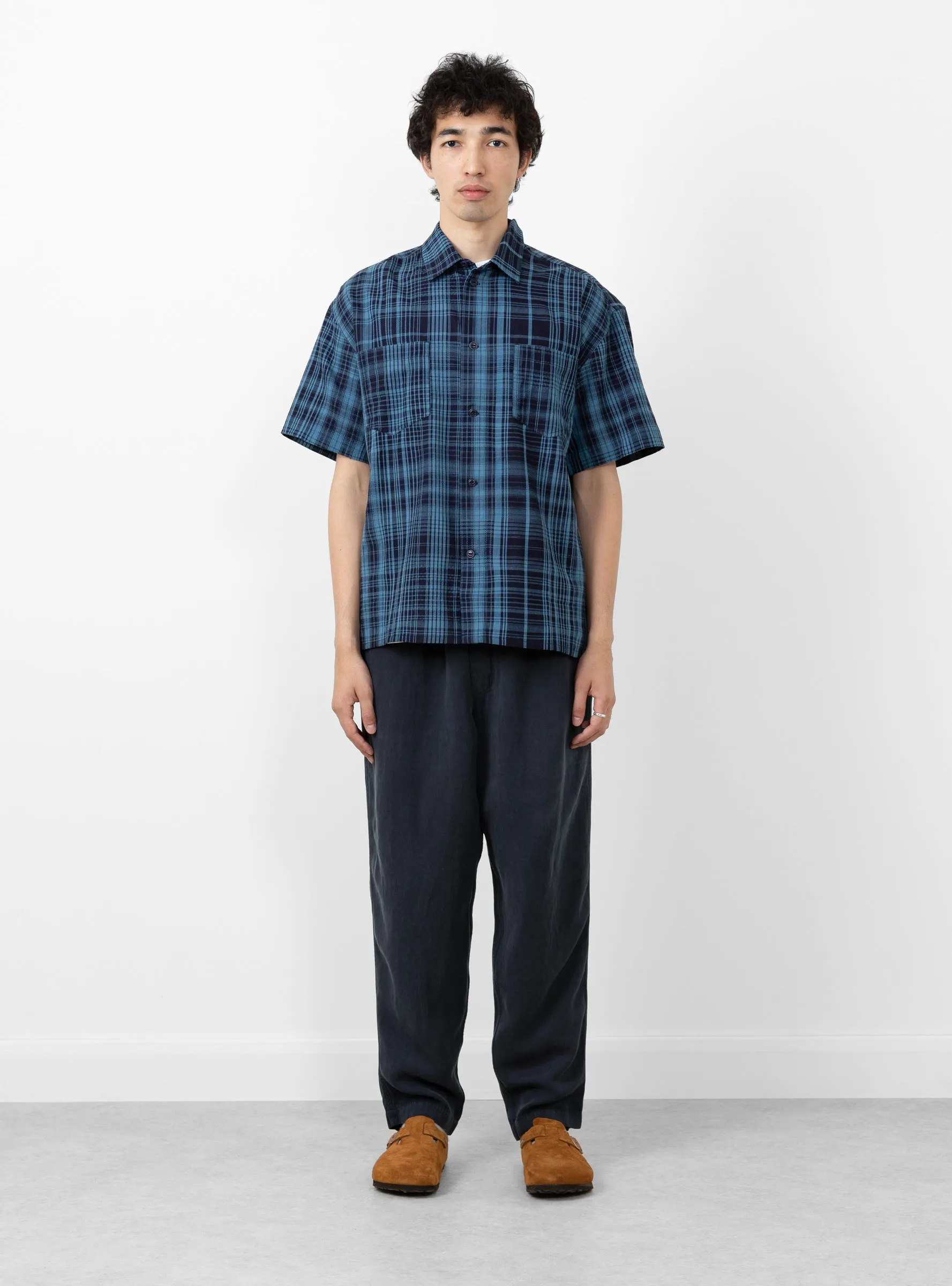 Mitchum Shirt Indigo Check