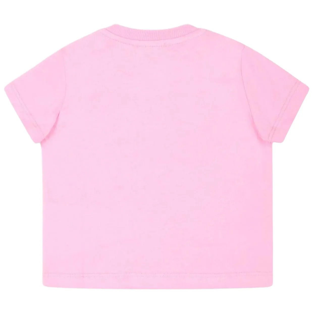 Moschino Baby Logo Lettering Pink T-Shirt