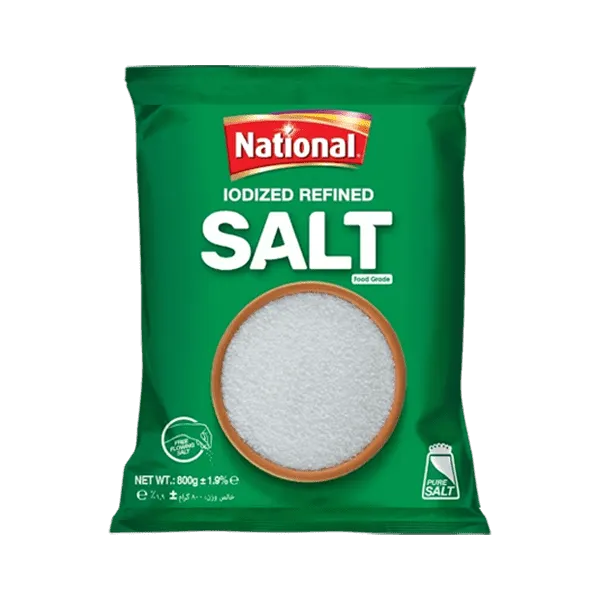 NATIONAL IODIZED REFINED SALT 800GM