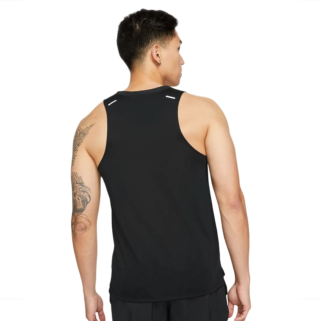 NIKE DRI-FIT RISE 365 MEN'S RUNNING TANK BLACK