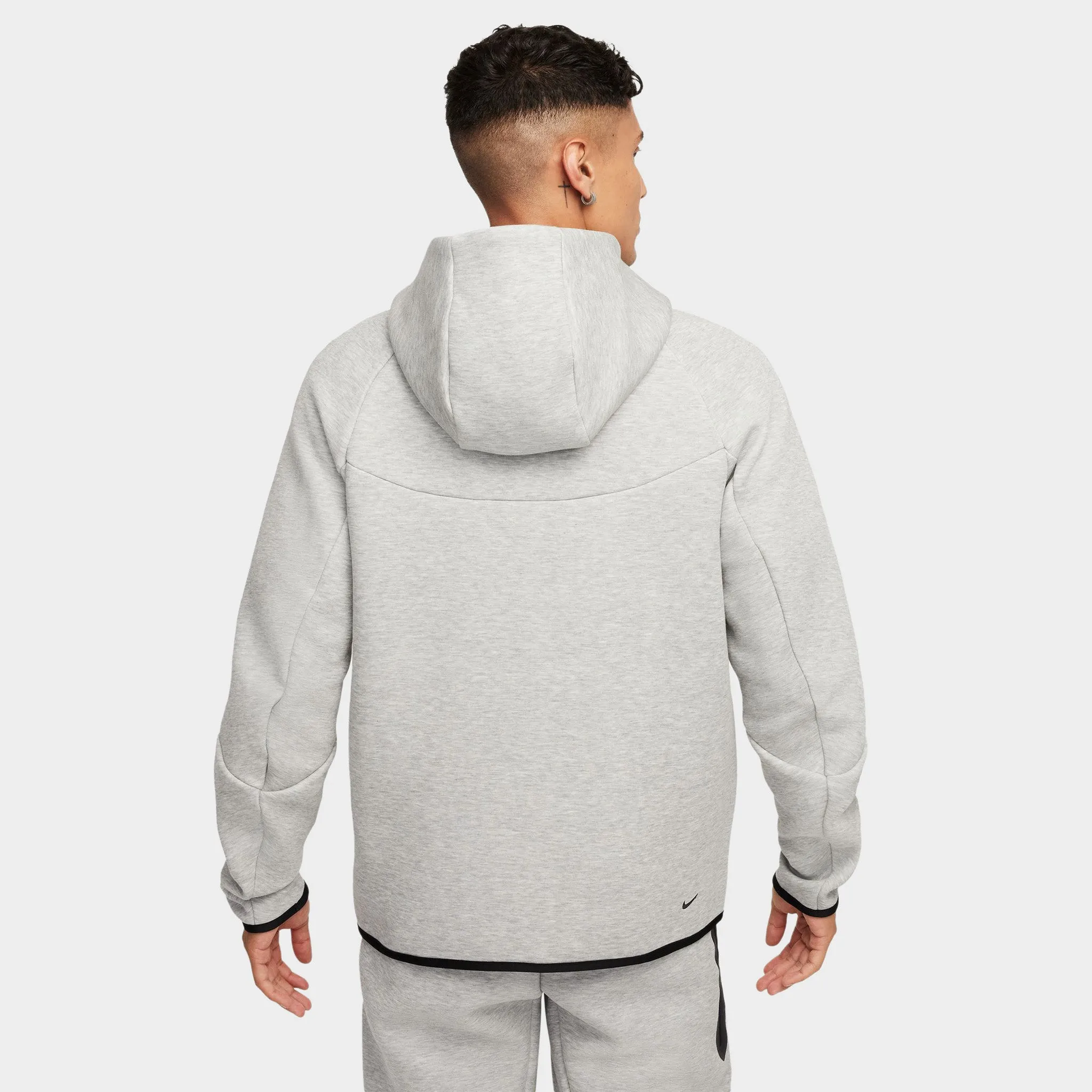 Nike Tech Fleece Full-Zip Windrunner Hoodie Dark Grey Heather / Black