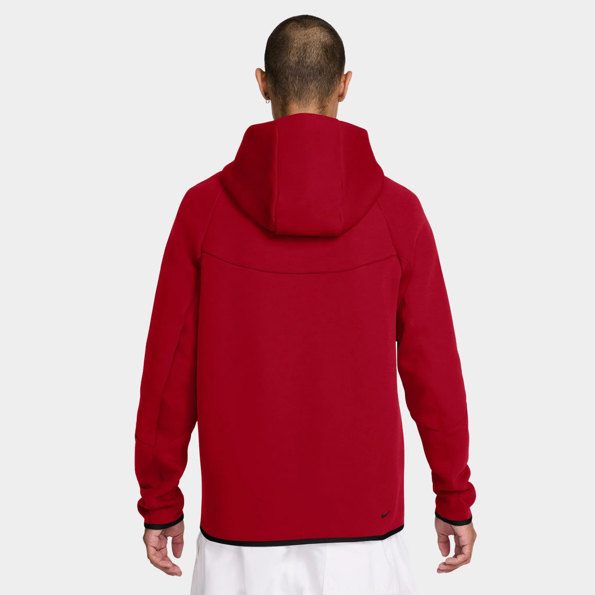 Nike Tech Fleece Full-Zip Windrunner Hoodie Gym Red / Black