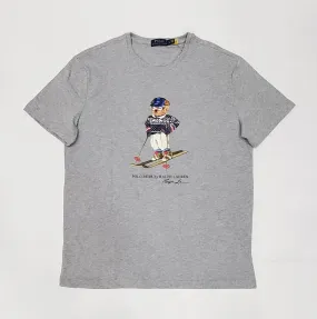 Nwt Polo Ralph Lauren Grey Ski Bear Tee