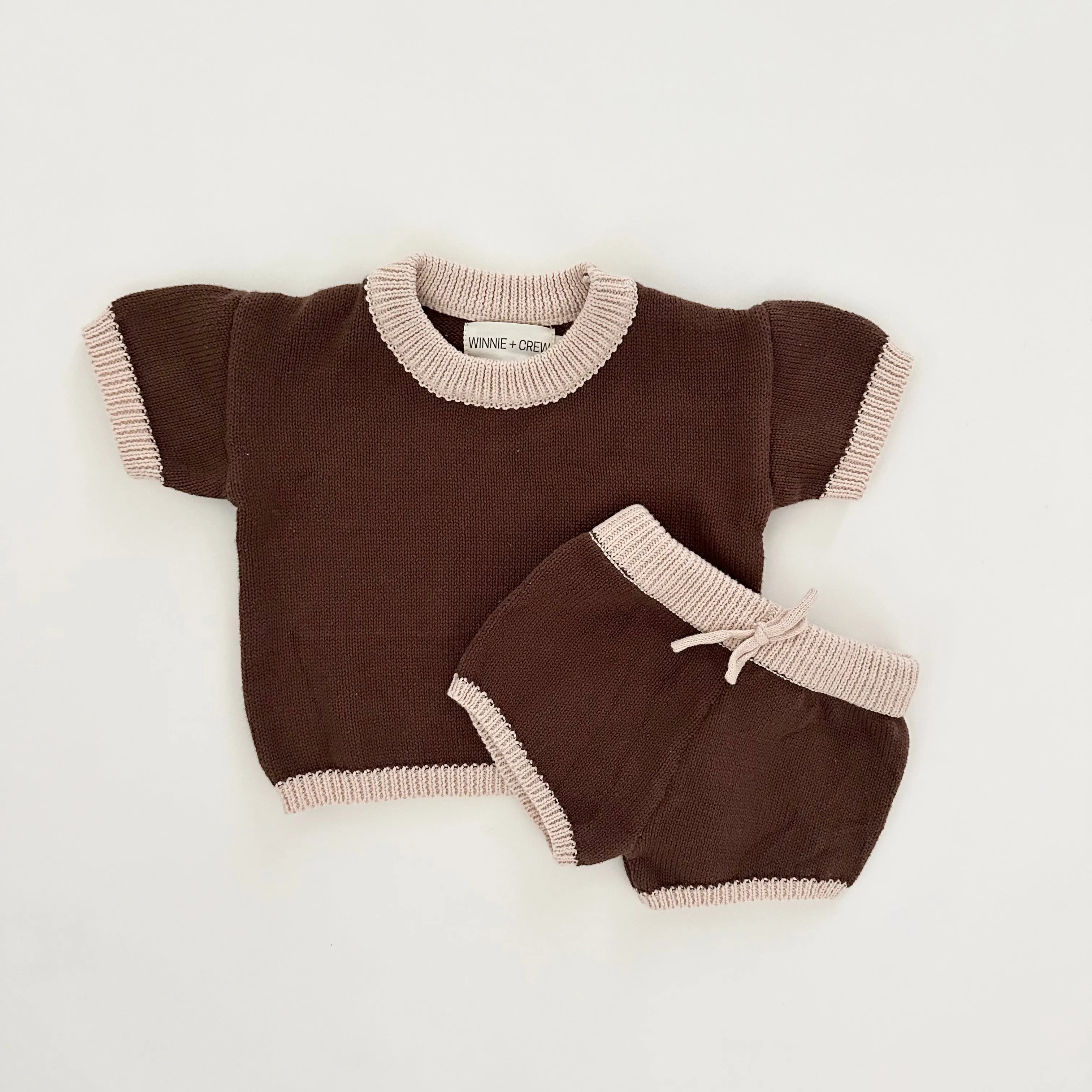 Owen Knit Set in Brown