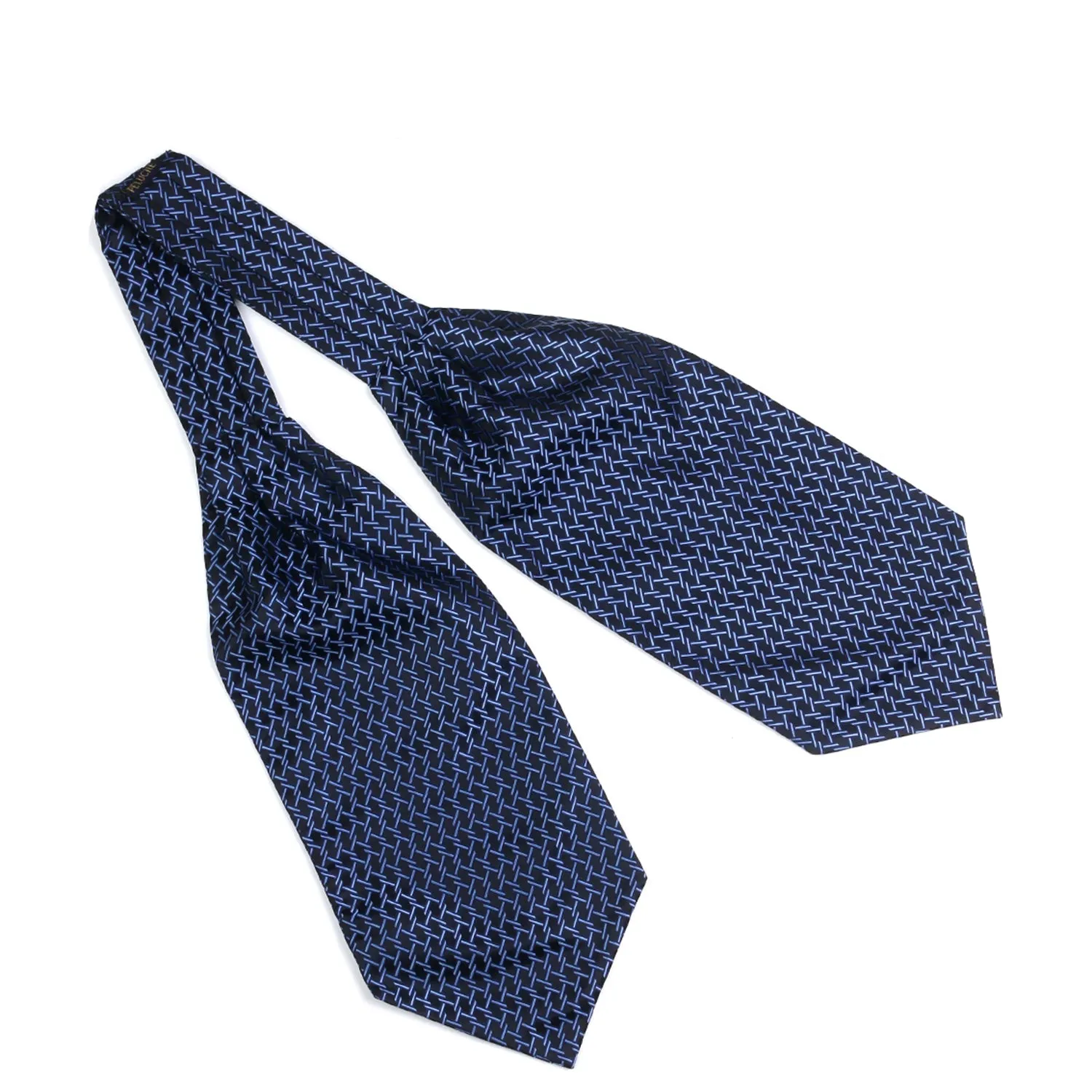 Peluche Refined Neckwear Blue Cravat for Men