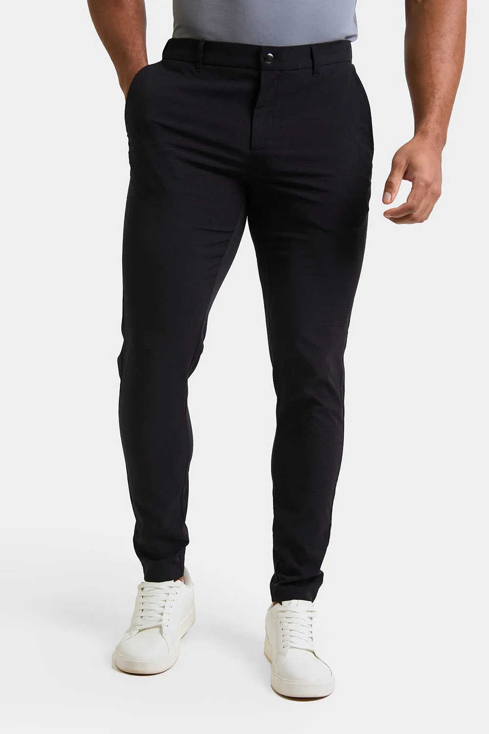 Performance Chino Trouser in Black