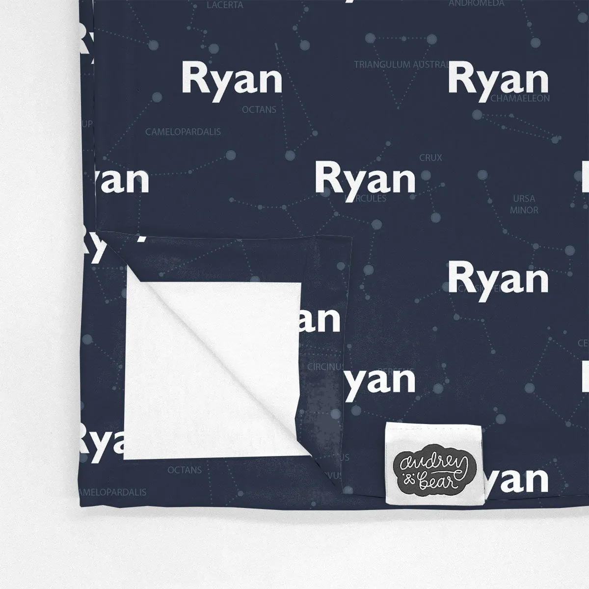 Personalized Big Bear Swaddle Blanket | Captivating Constellations