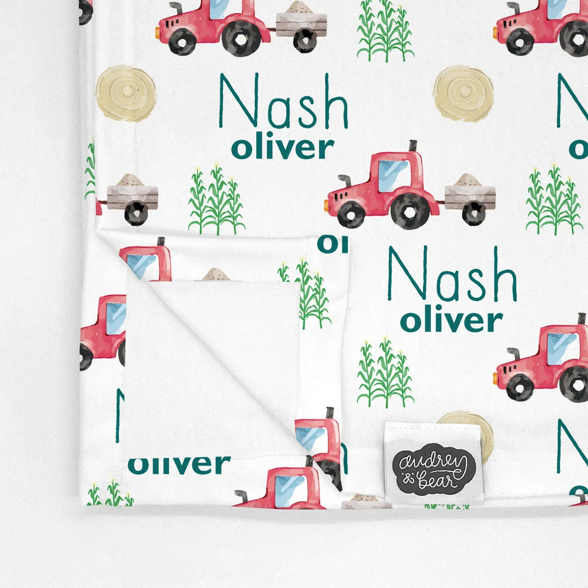 Personalized Big Bear Swaddle Blanket | Harvest Time