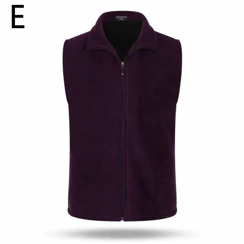 Plus Size 10Colors Slim Lapel Collar Zipper Sleeveless Jackets Windproof Warm Casual Women Autumn Winter Sport Basic Vest