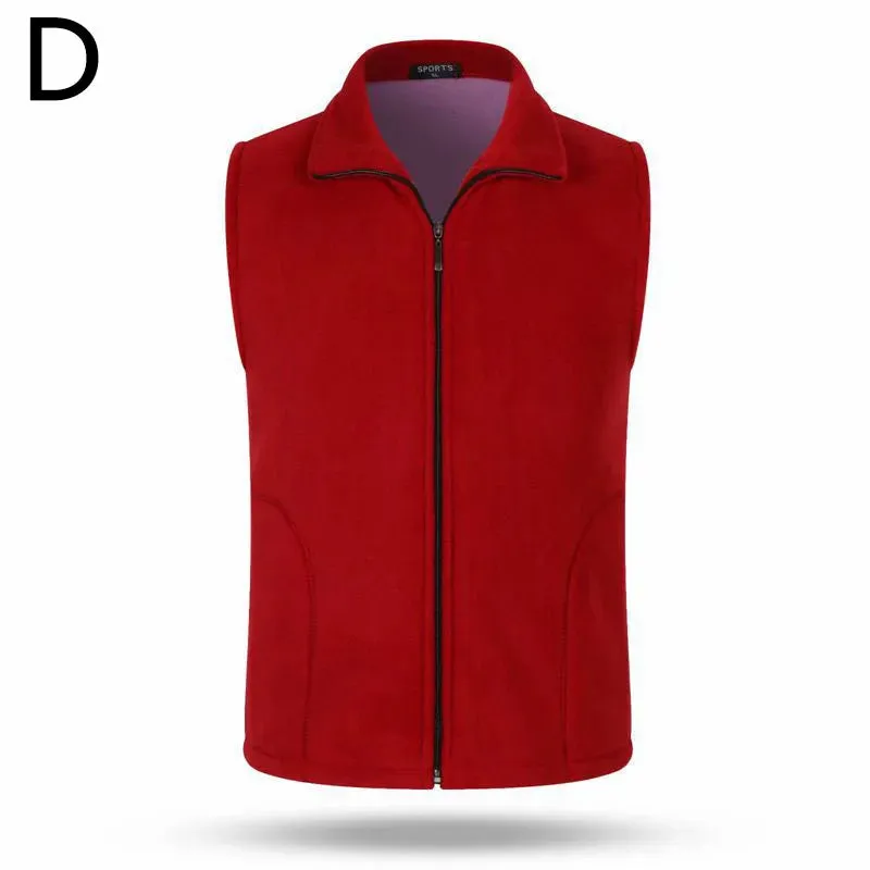 Plus Size 10Colors Slim Lapel Collar Zipper Sleeveless Jackets Windproof Warm Casual Women Autumn Winter Sport Basic Vest