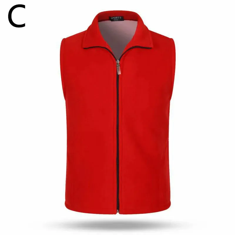 Plus Size 10Colors Slim Lapel Collar Zipper Sleeveless Jackets Windproof Warm Casual Women Autumn Winter Sport Basic Vest