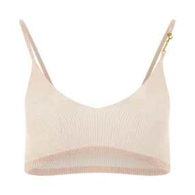 Pralu Bra Top in Light Beige