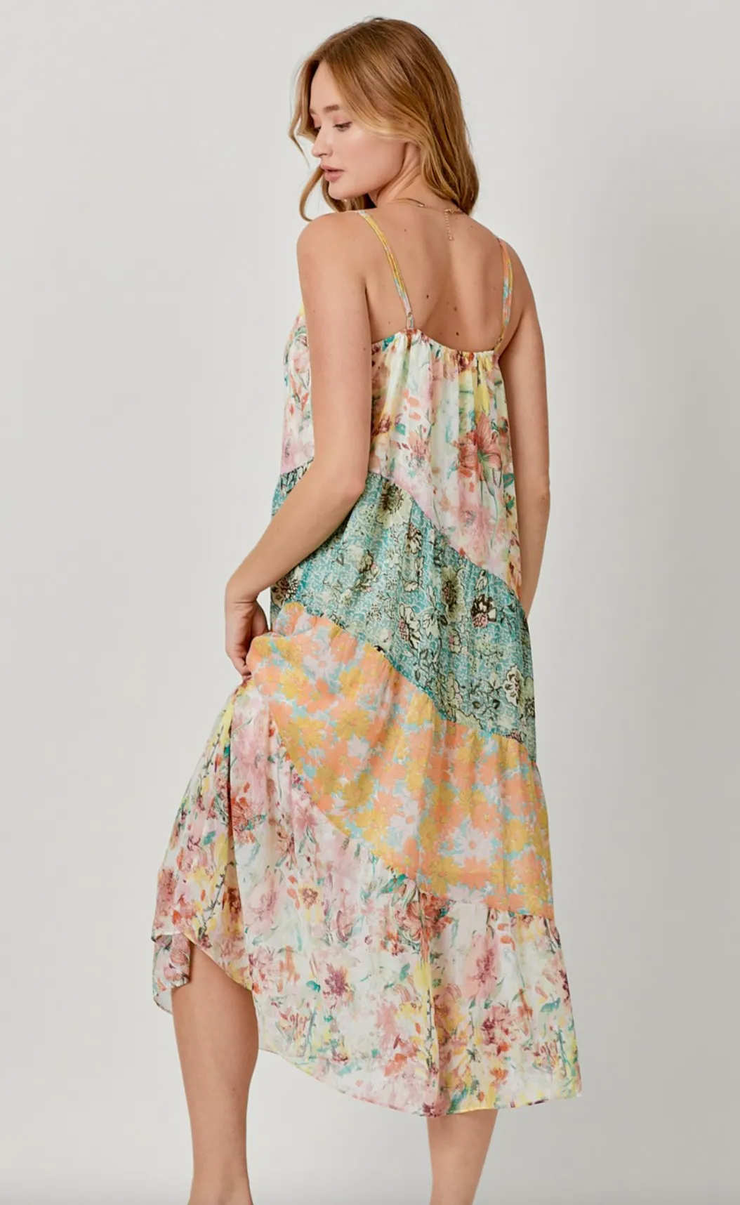 Printed Floral Maxi Dress