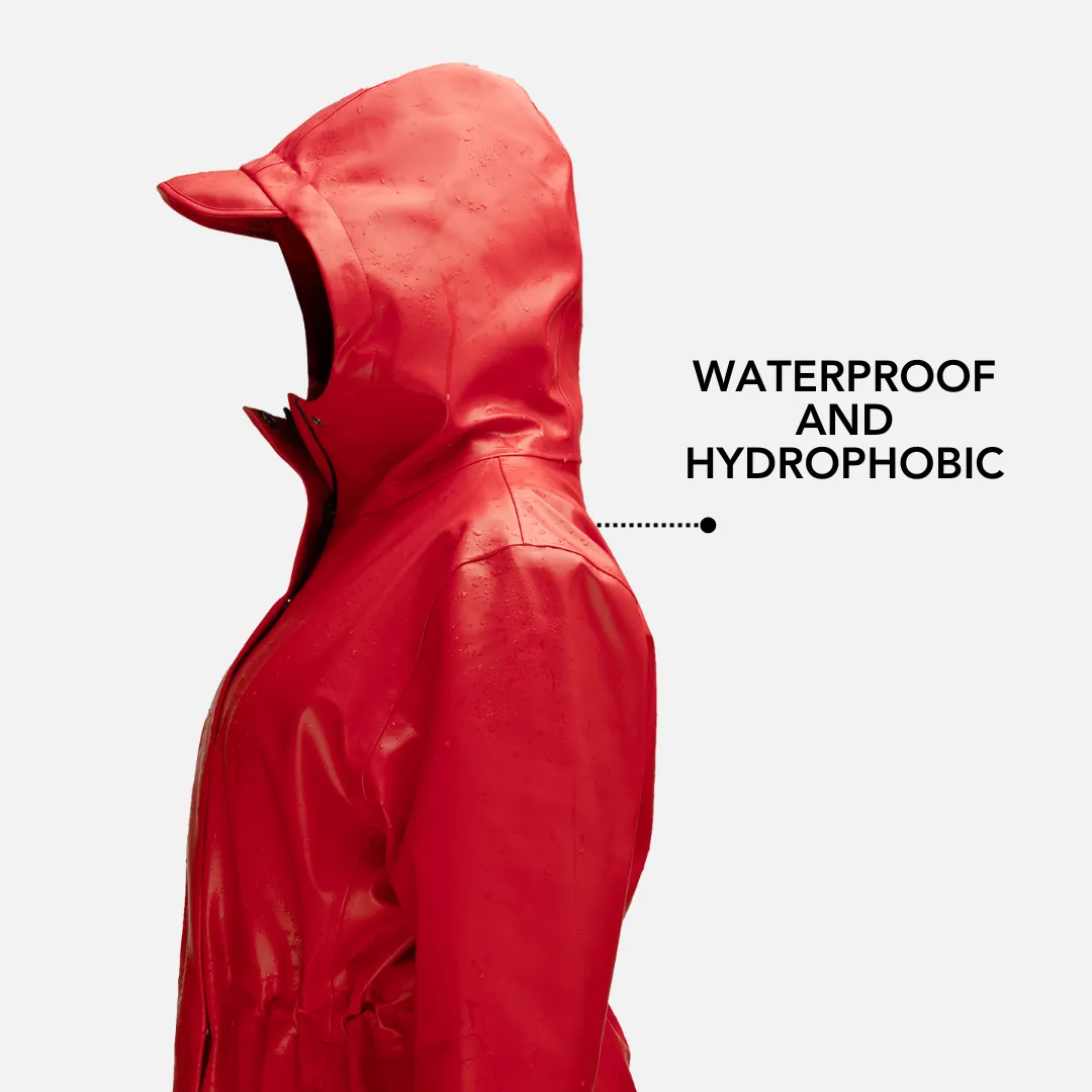 Rain Jacket, Waterproof, Satin-Lined Hood, Bundle (2)