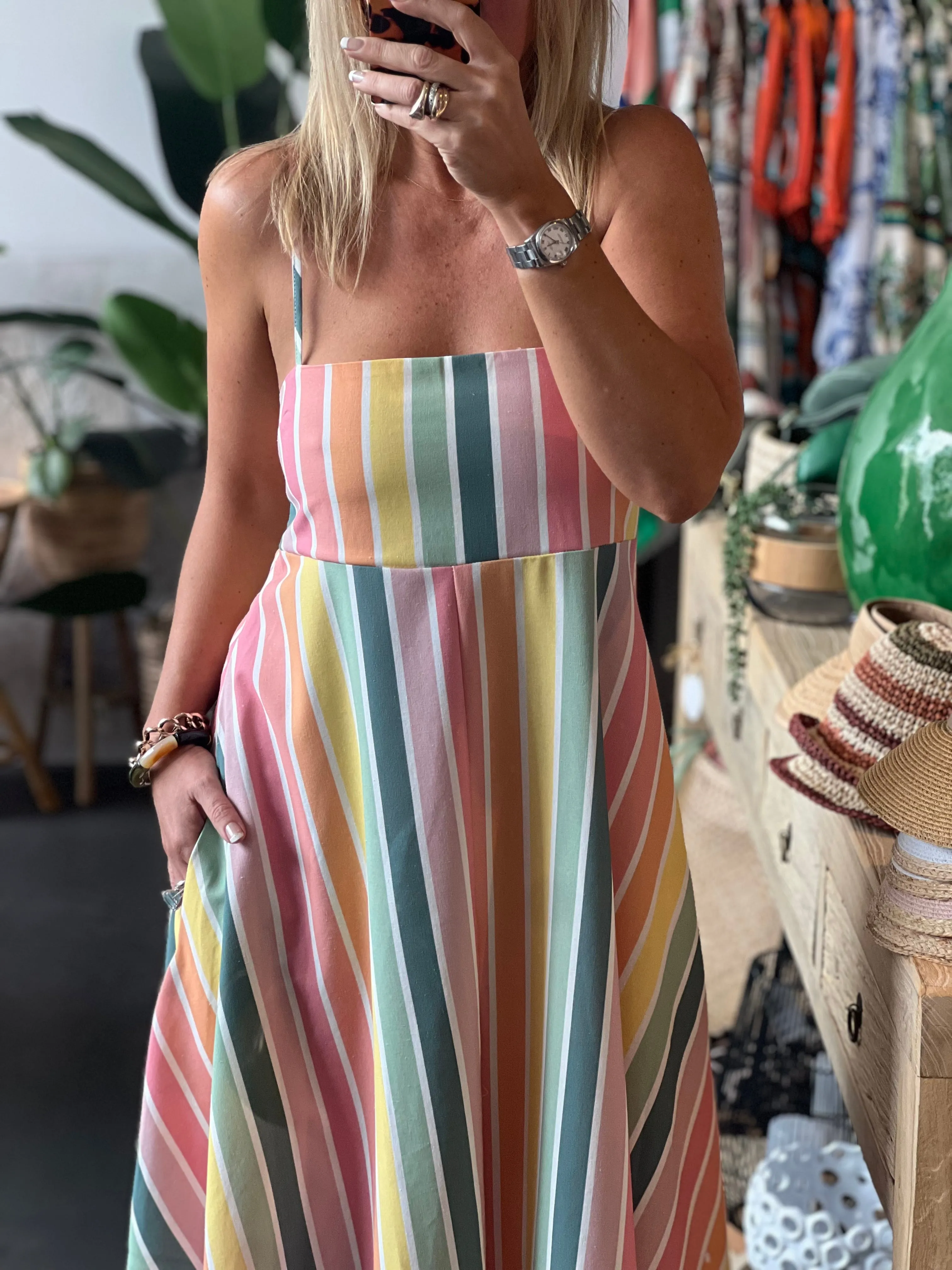 Rainbow Maxi Dress