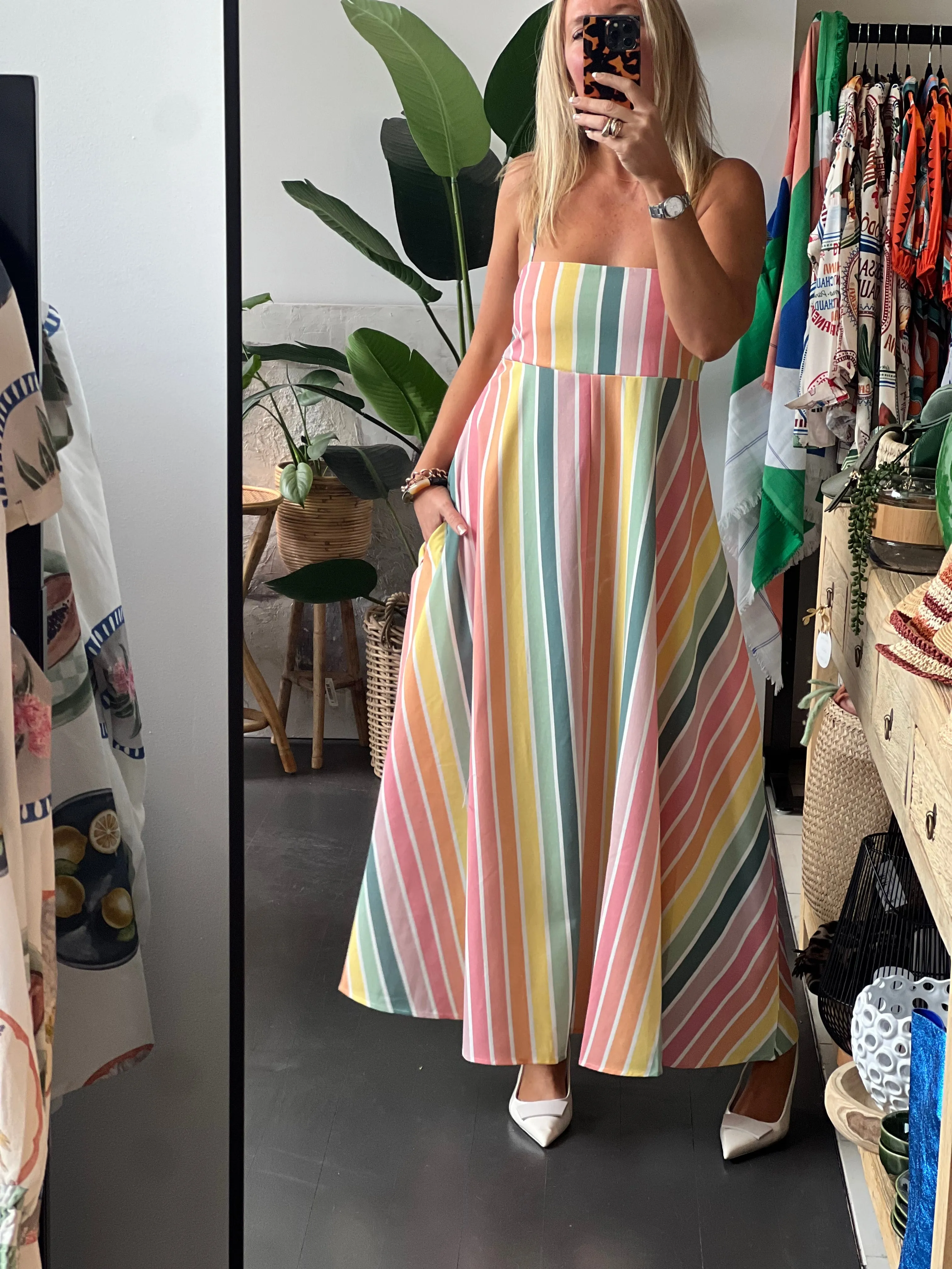 Rainbow Maxi Dress