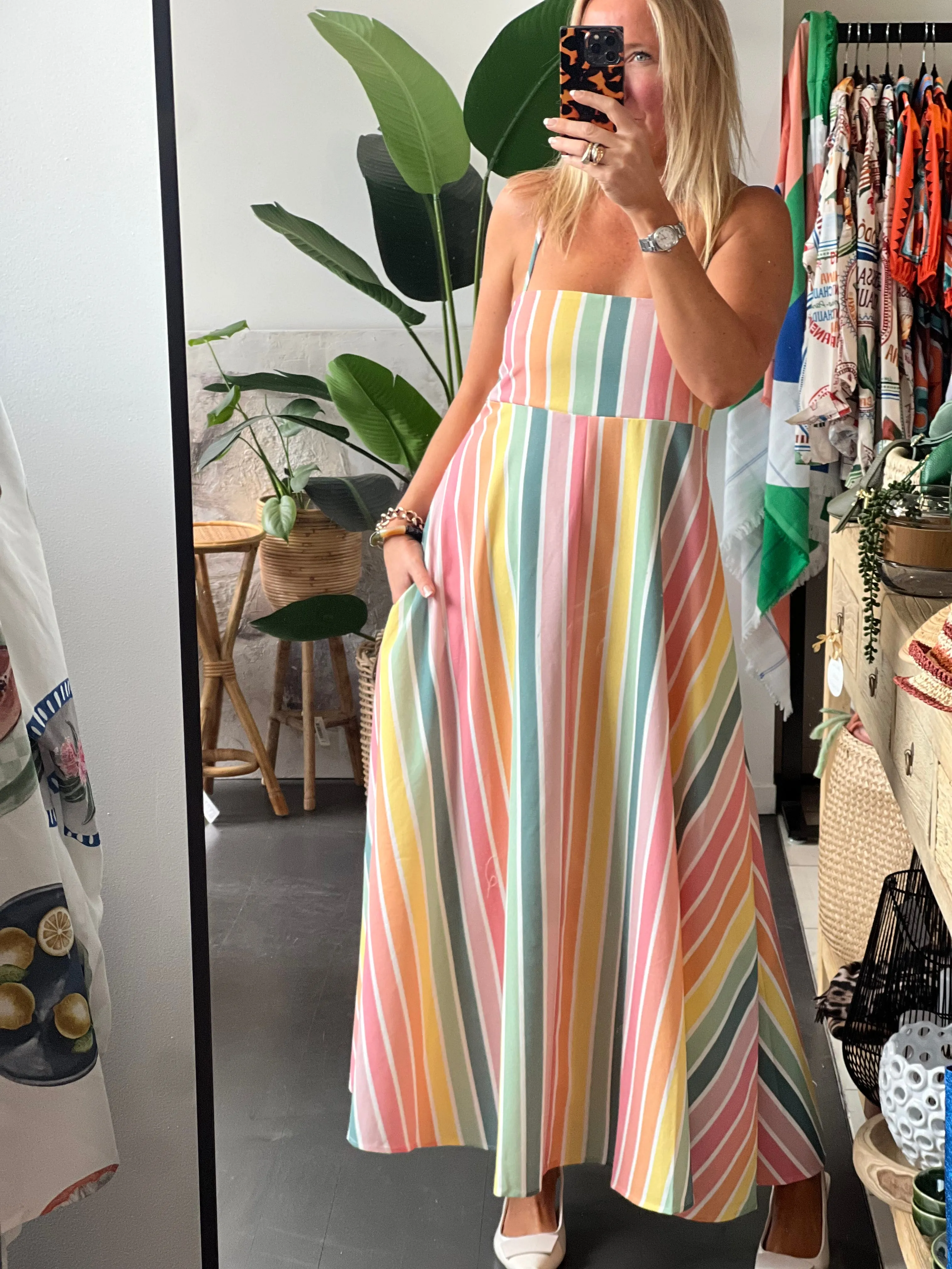 Rainbow Maxi Dress