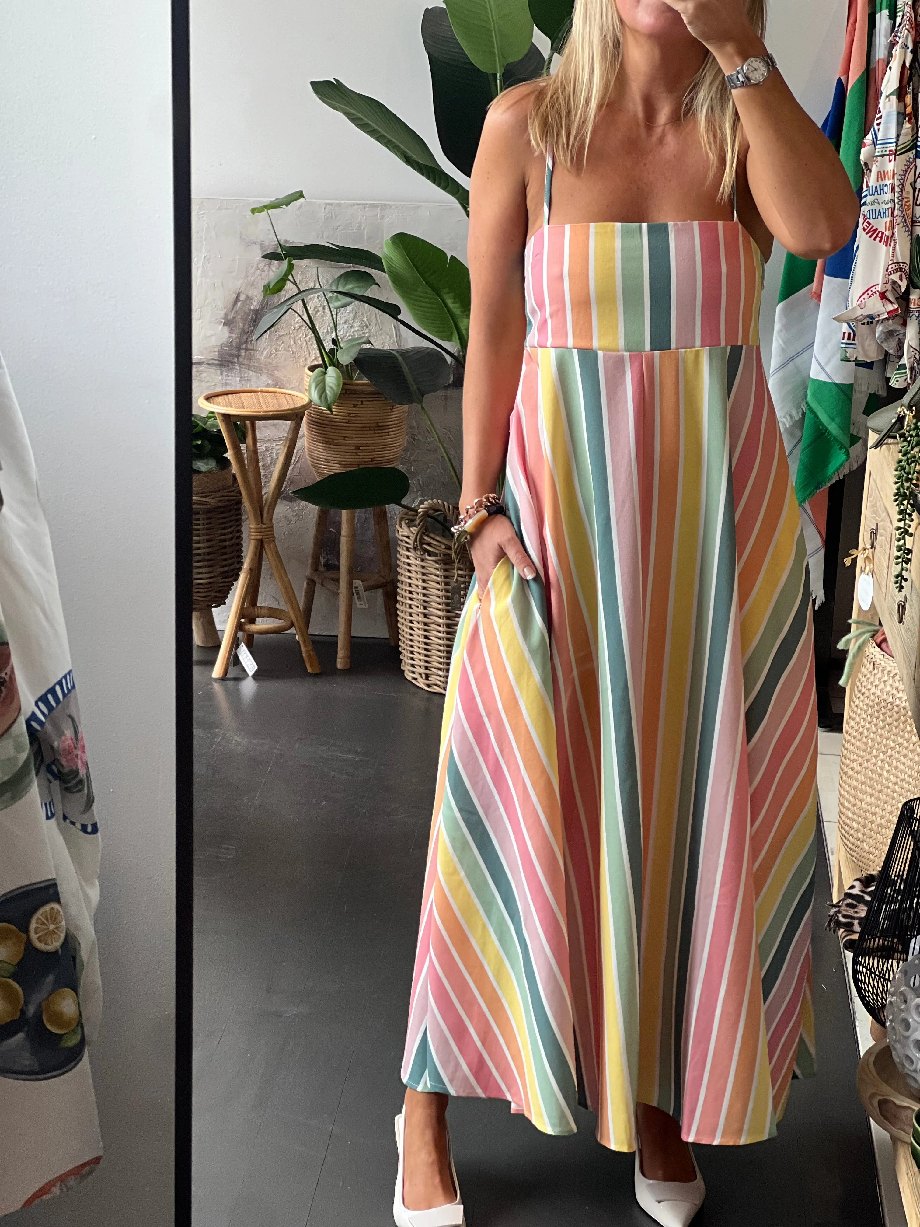 Rainbow Maxi Dress