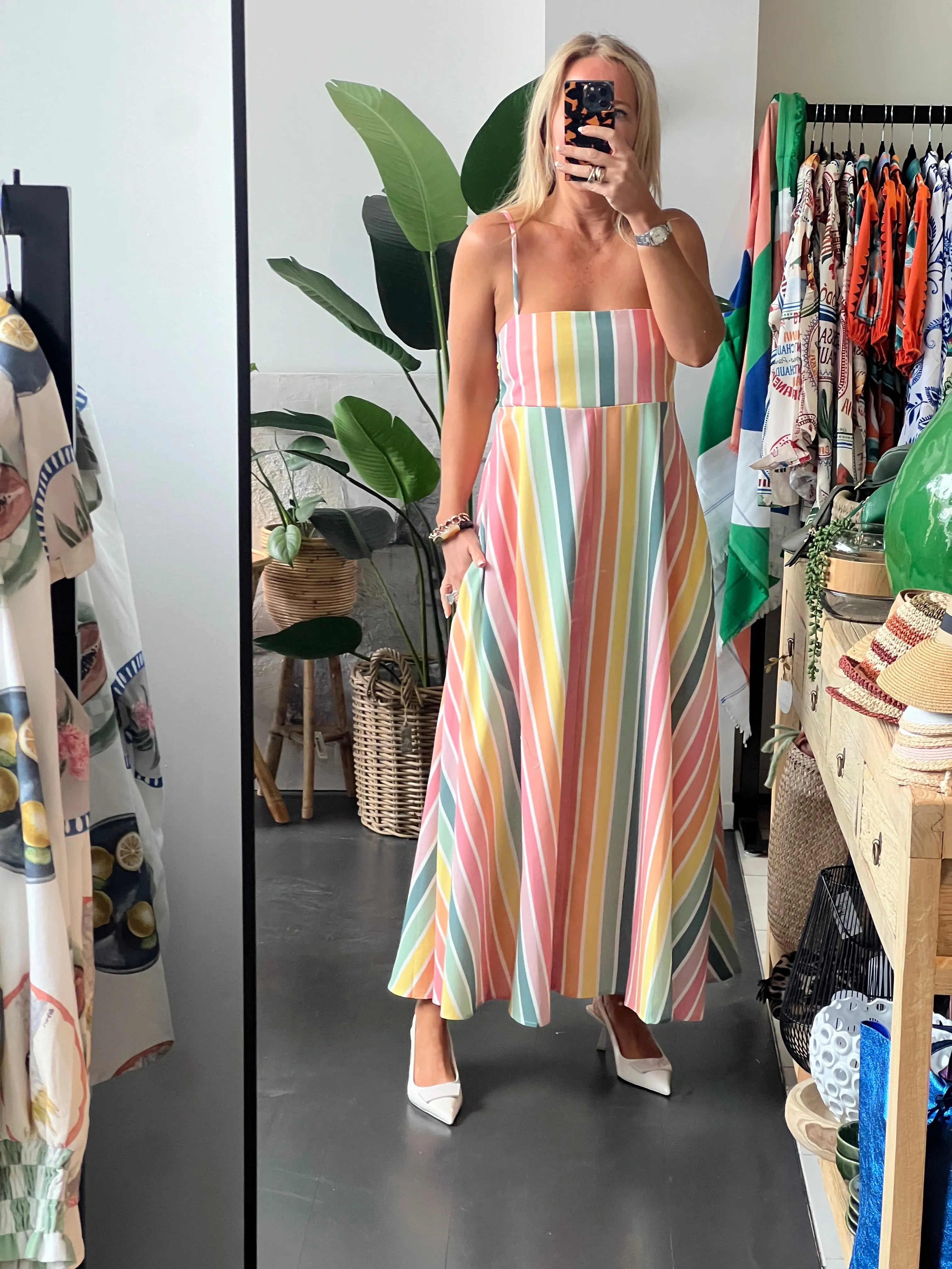 Rainbow Maxi Dress