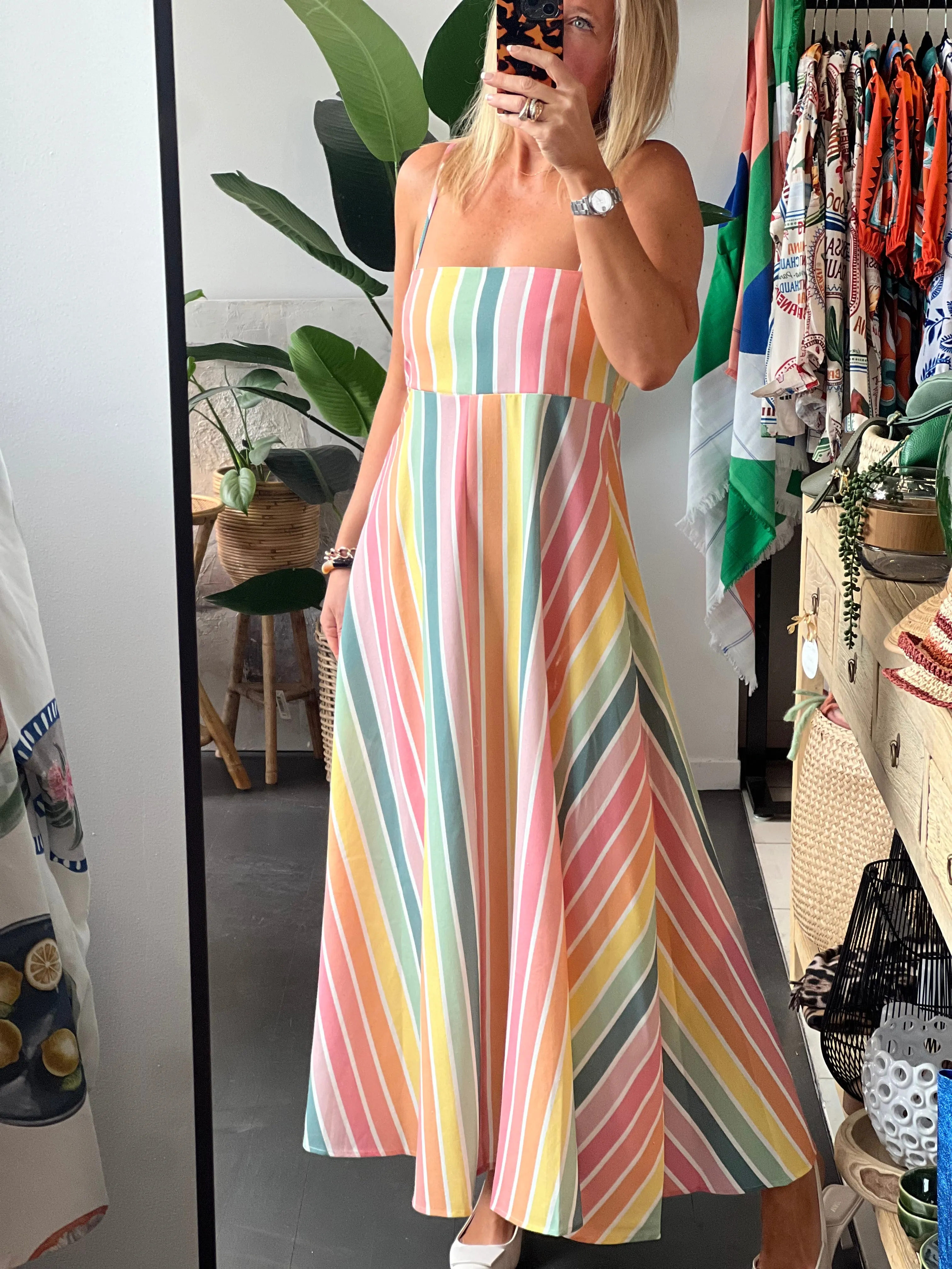 Rainbow Maxi Dress